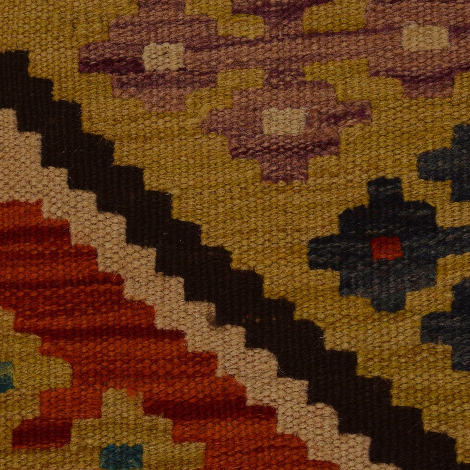 Handmade Vegetable Kilim 5' 10" x 7' 7" (ft) - No. P35047