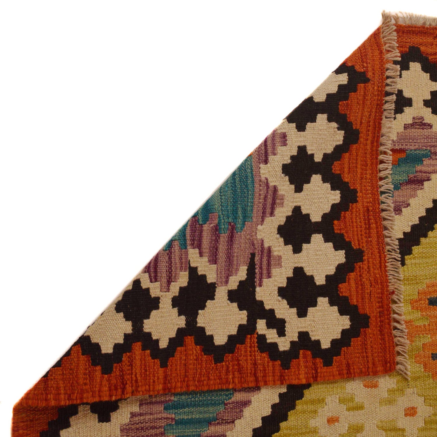 Handmade Vegetable Kilim 5' 10" x 7' 7" (ft) - No. P35047