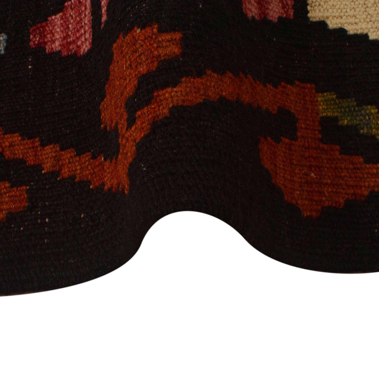 Handmade Vegetable Kelim 5' 2 x 6' 7 (ft) - No. P35049