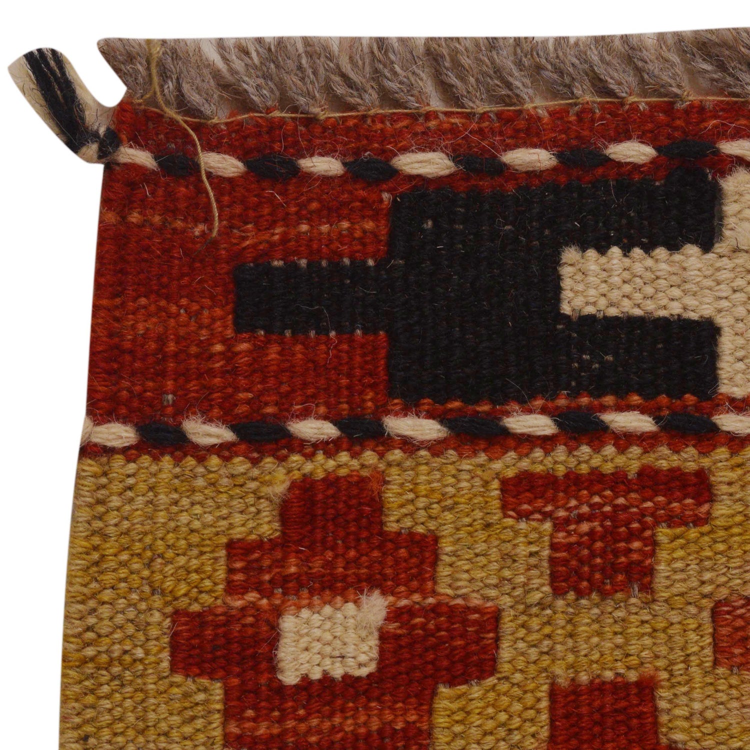 Handmade Vegetable Kilim 4' 10 x 7' 5 (ft) - No. P35050