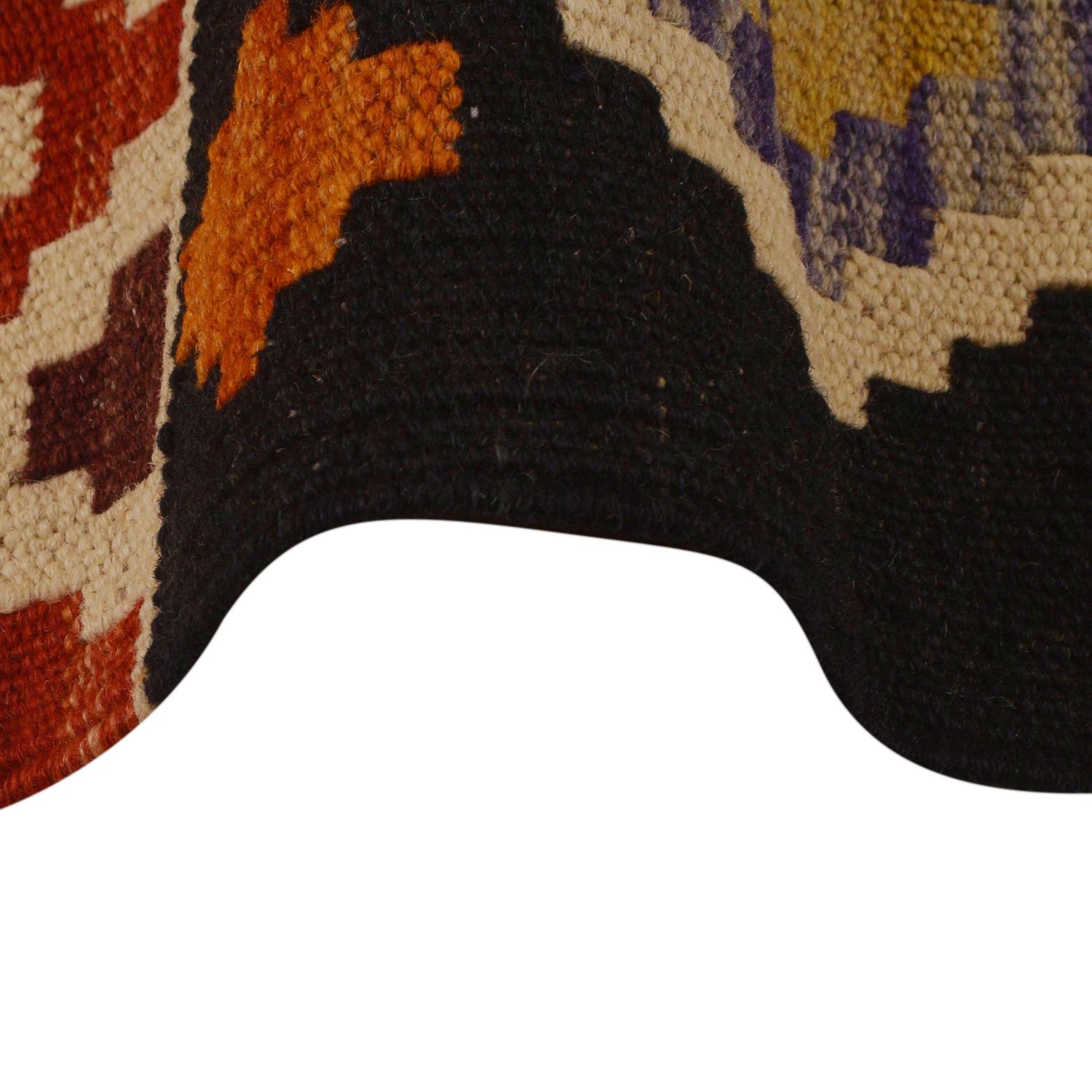 Handmade Vegetable Kilim 4' 10 x 7' 5 (ft) - No. P35050