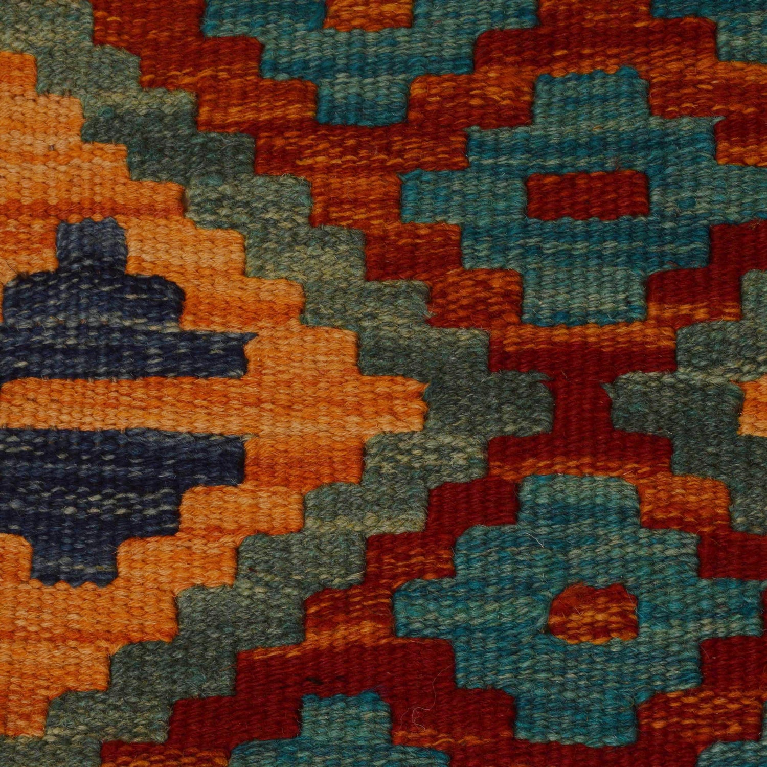 Handmade Vegetable Kilim 9' 7" x 12' 8" (ft) - No. P35056