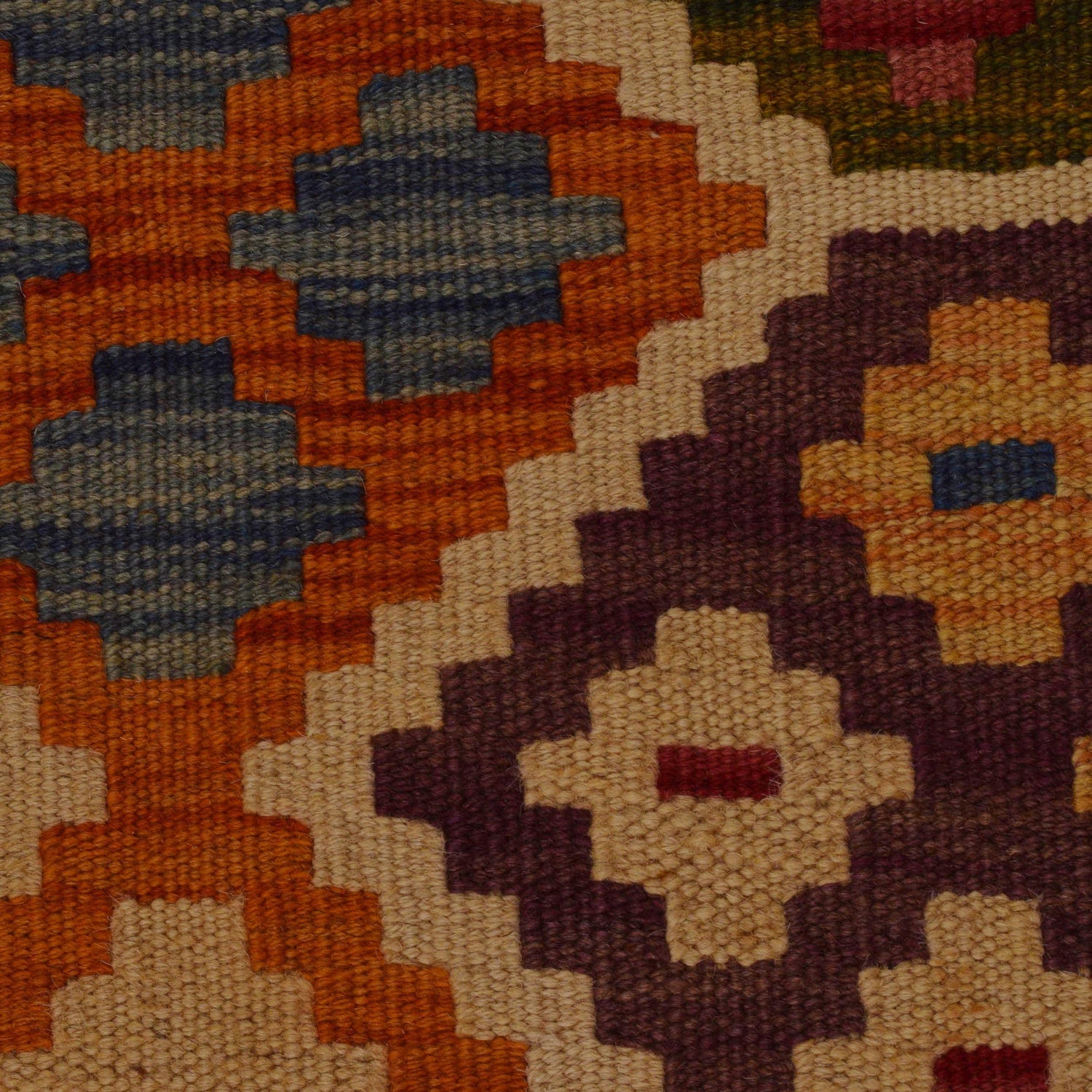 Handmade Vegetable Kilim 8' 4" x 9' 9" (ft) - No. P35057