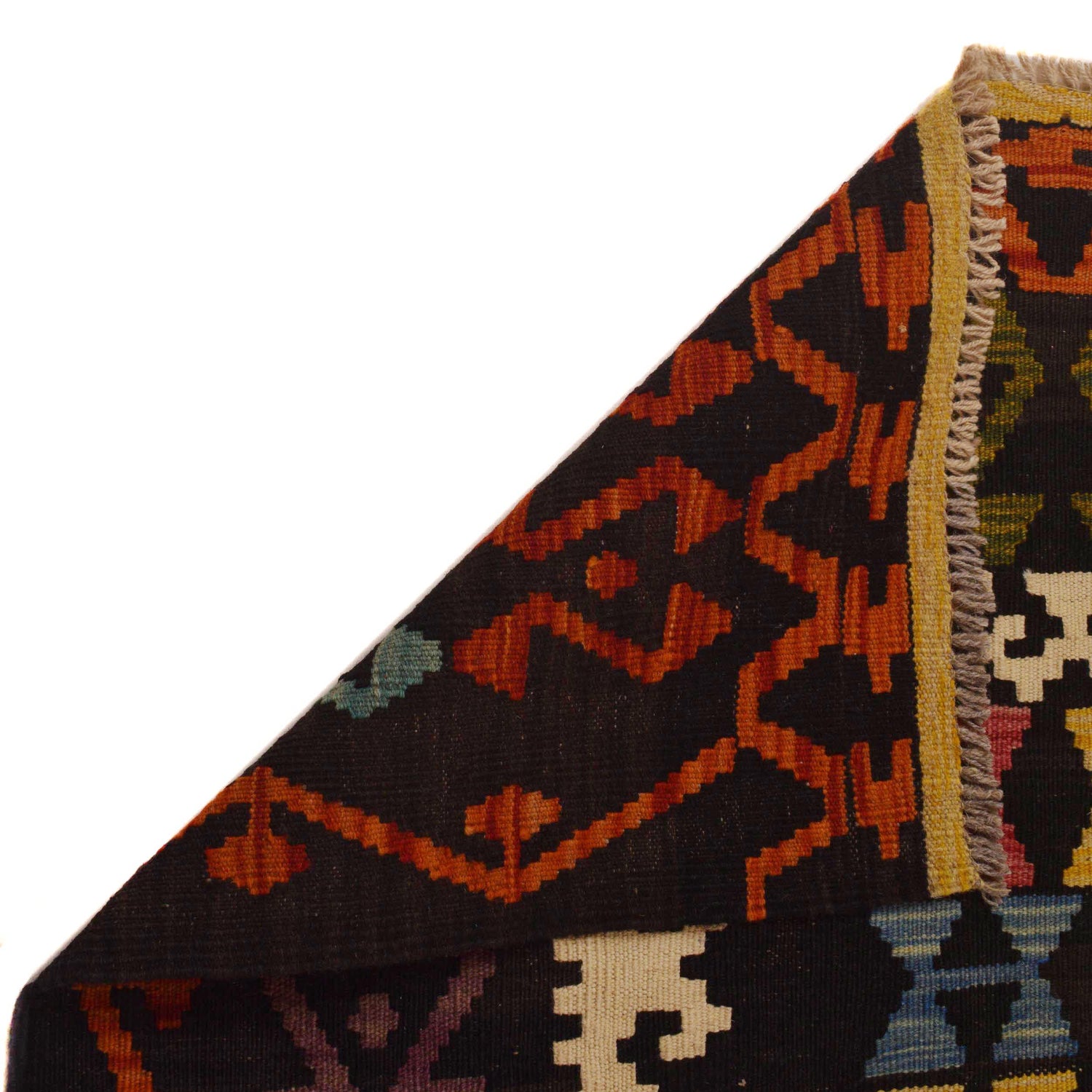 Handmade Vegetable Kilim 8' 4" x 9' 9" (ft) - No. P35057