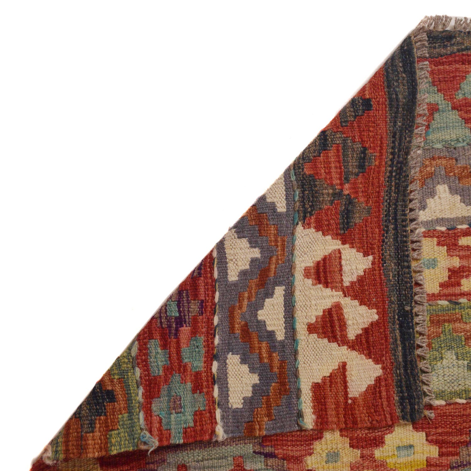 Handmade Vegetable Kilim 8' 4 x 11' 11 (ft) - No. P35058