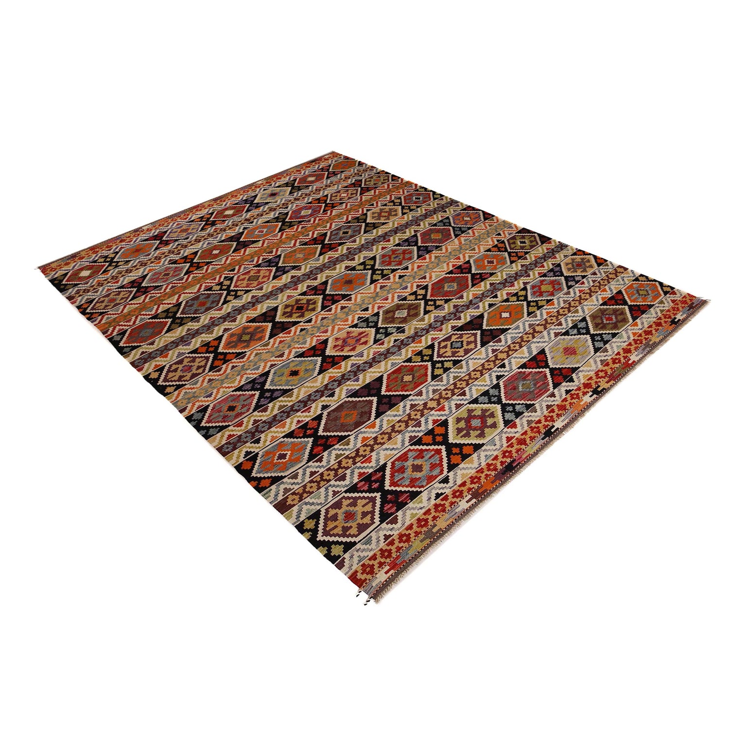 Handmade Vegetable Kilim 8' 5 x 11' 6 (ft) - No. P35061