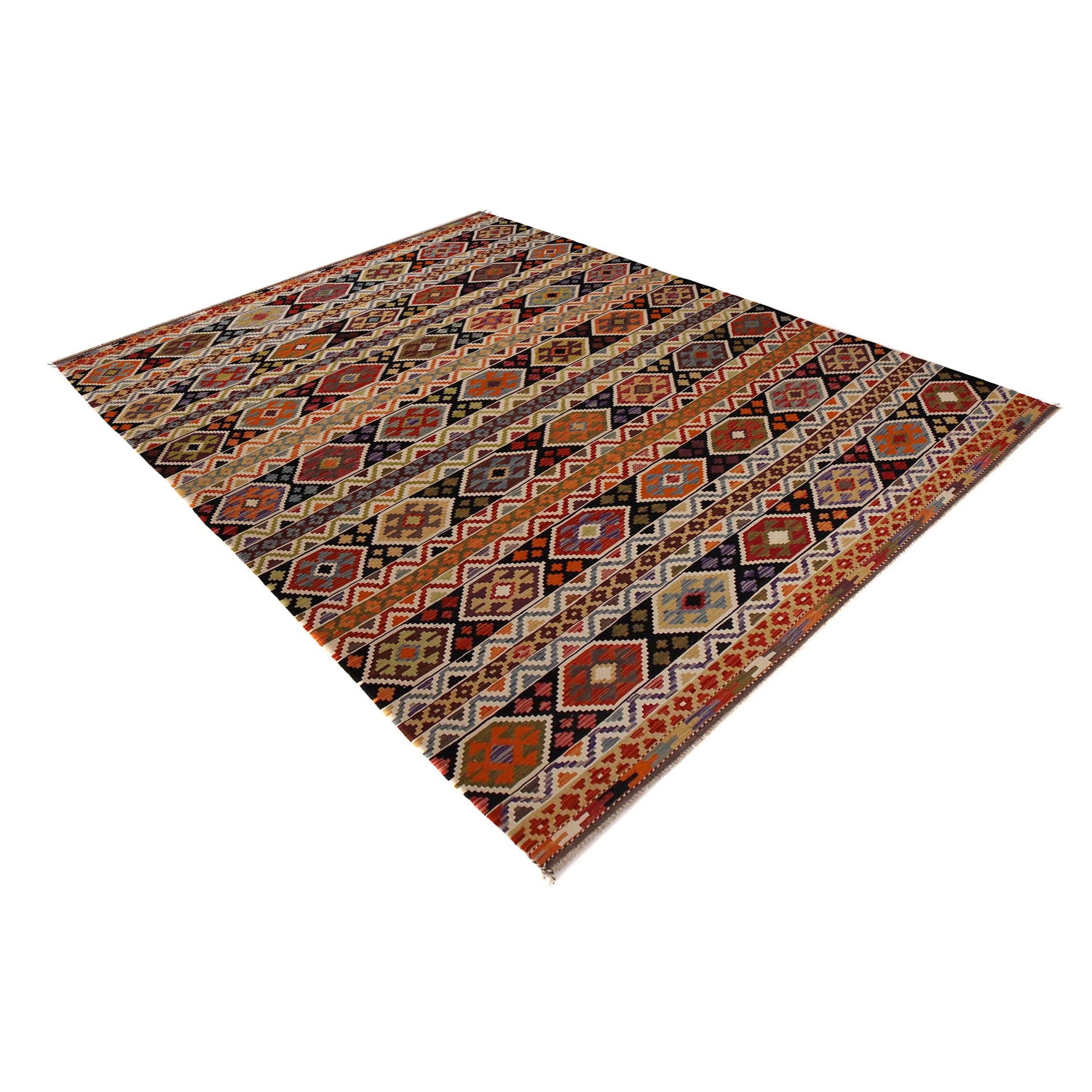 Handmade Vegetable Kilim 8' 5 x 11' 6 (ft) - No. P35061