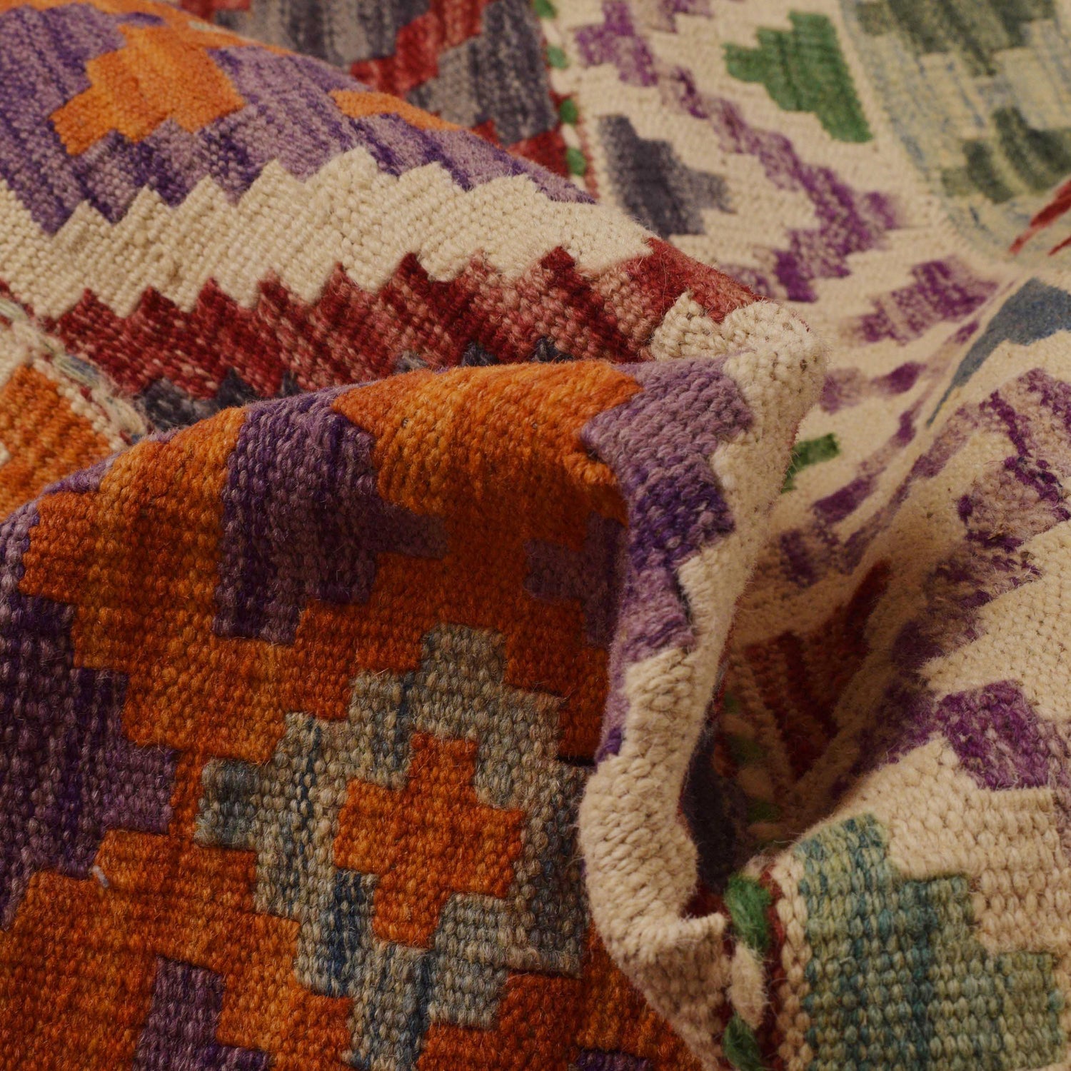 Handmade Vegetable Kelim 10' 5" x 13' 5" (ft) - No. P35062