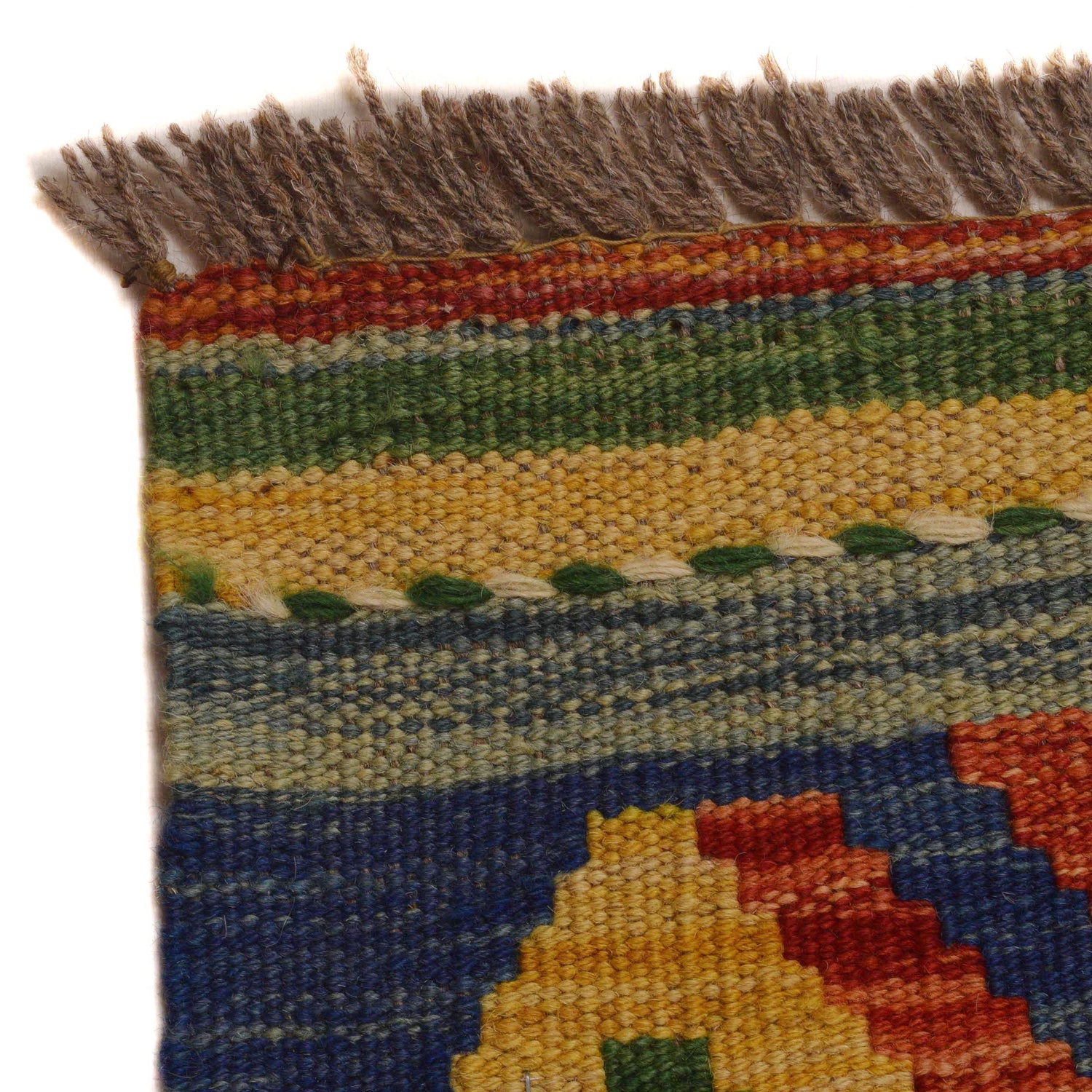 Handmade Vegetable Kilim 9' 8" x 12' 9" (ft) - No. P35065