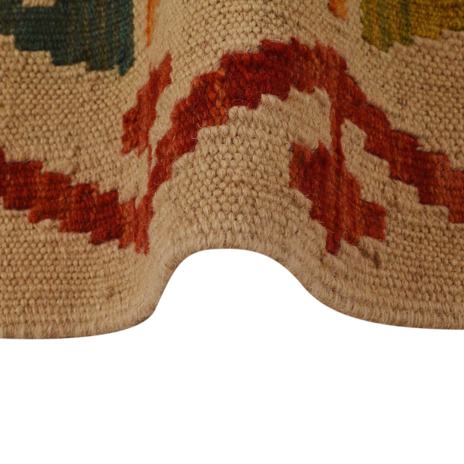 Handmade Vegetable Kelim 5' 3" x 6' 4" (ft) - No. P35076