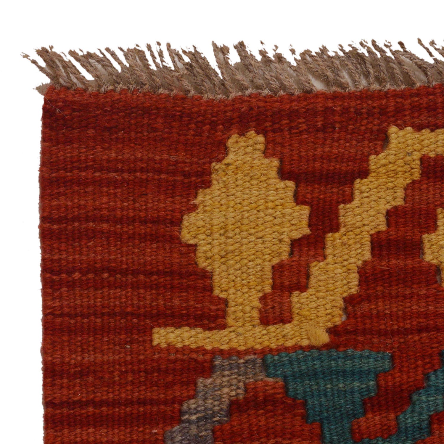 Handmade Vegetable Kilim 5' 1 x 6' 9 (ft) - No. P35077