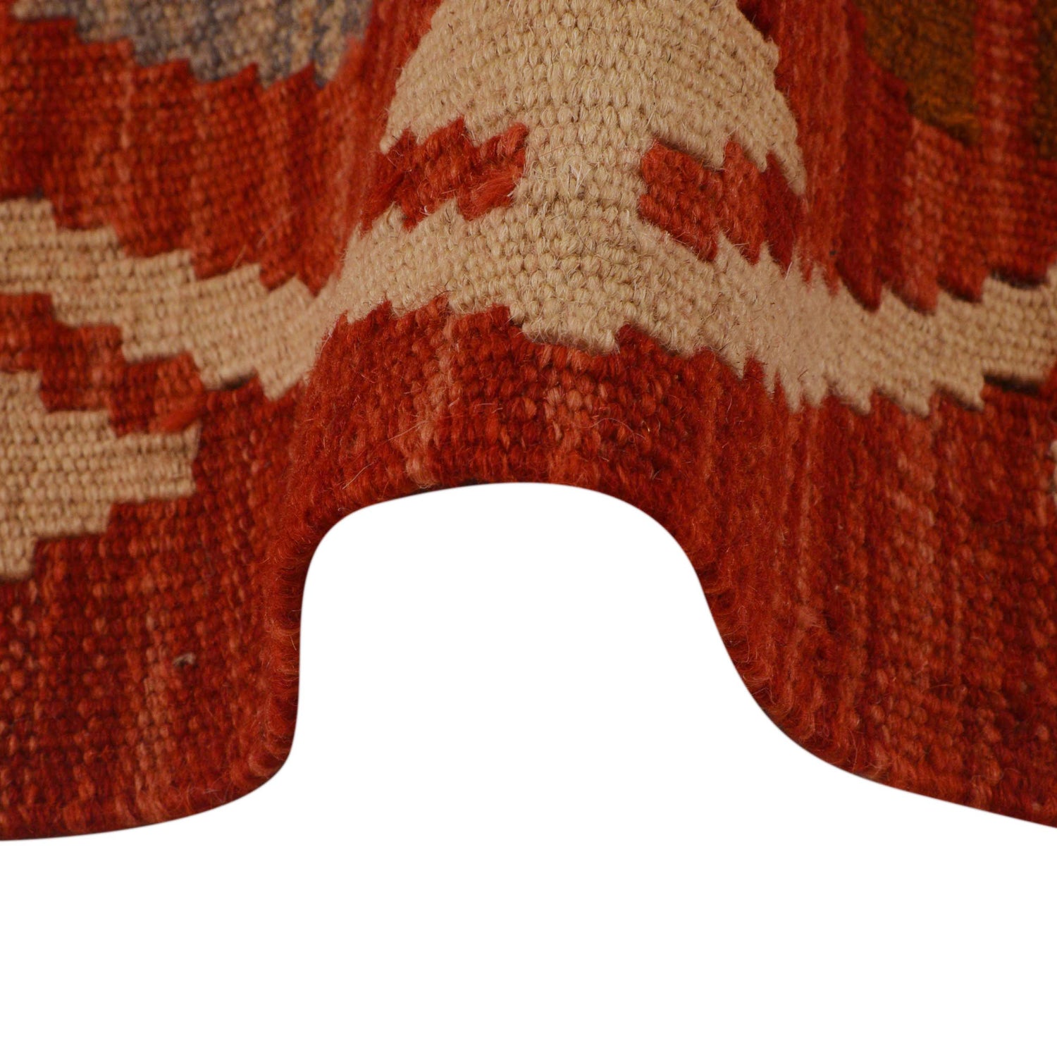 Handmade Vegetable Kilim 5' 1 x 6' 9 (ft) - No. P35077