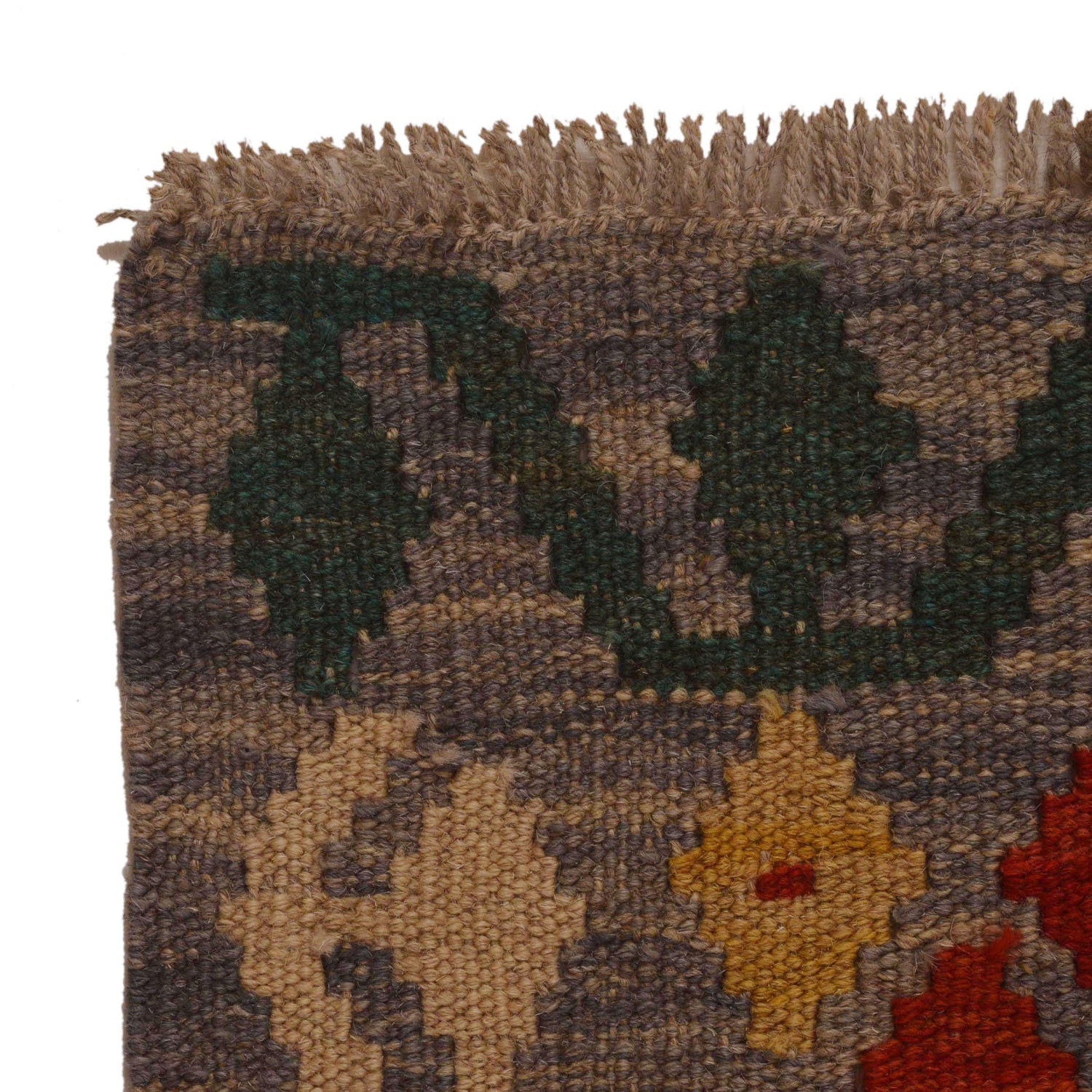 Handmade Vegetable Kelim 4' 1" x 5' 7" (ft) - No. P35081