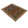 Handmade Vegetable Kilim 3' 5"  x 4' 8" (ft) - No. P35082