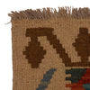 Handmade Vegetable Kilim 3' 5"  x 4' 8" (ft) - No. P35082