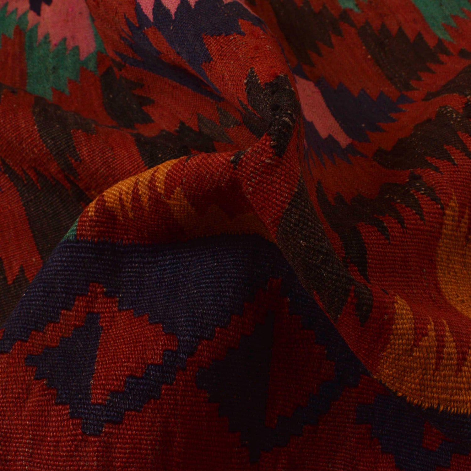 Vintage Kilim 6' 4" x 8' 9" (ft) - No. P35087