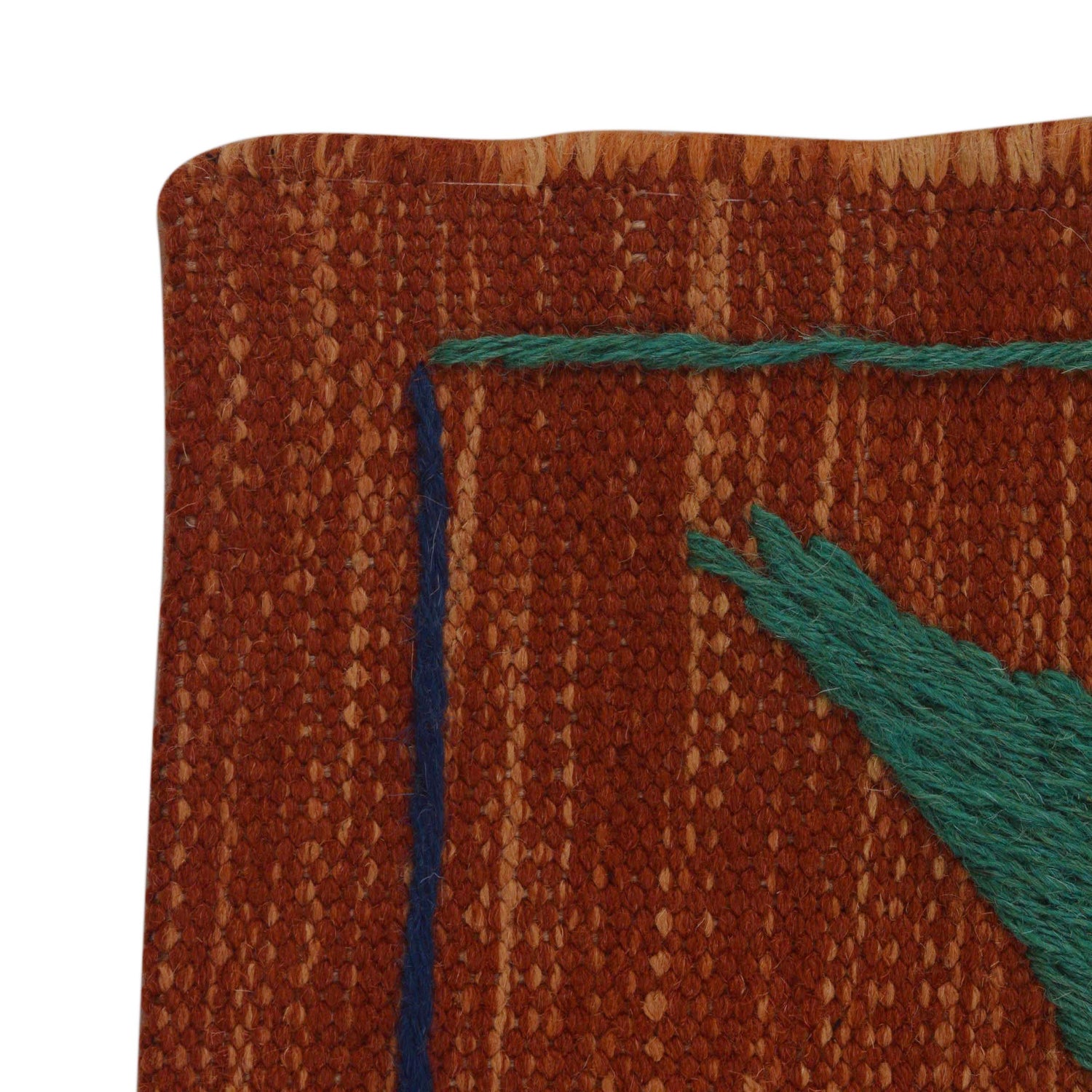 Pakistani Embroidery Kelim 2' 7" x 4' 1" (ft) - No. P35160