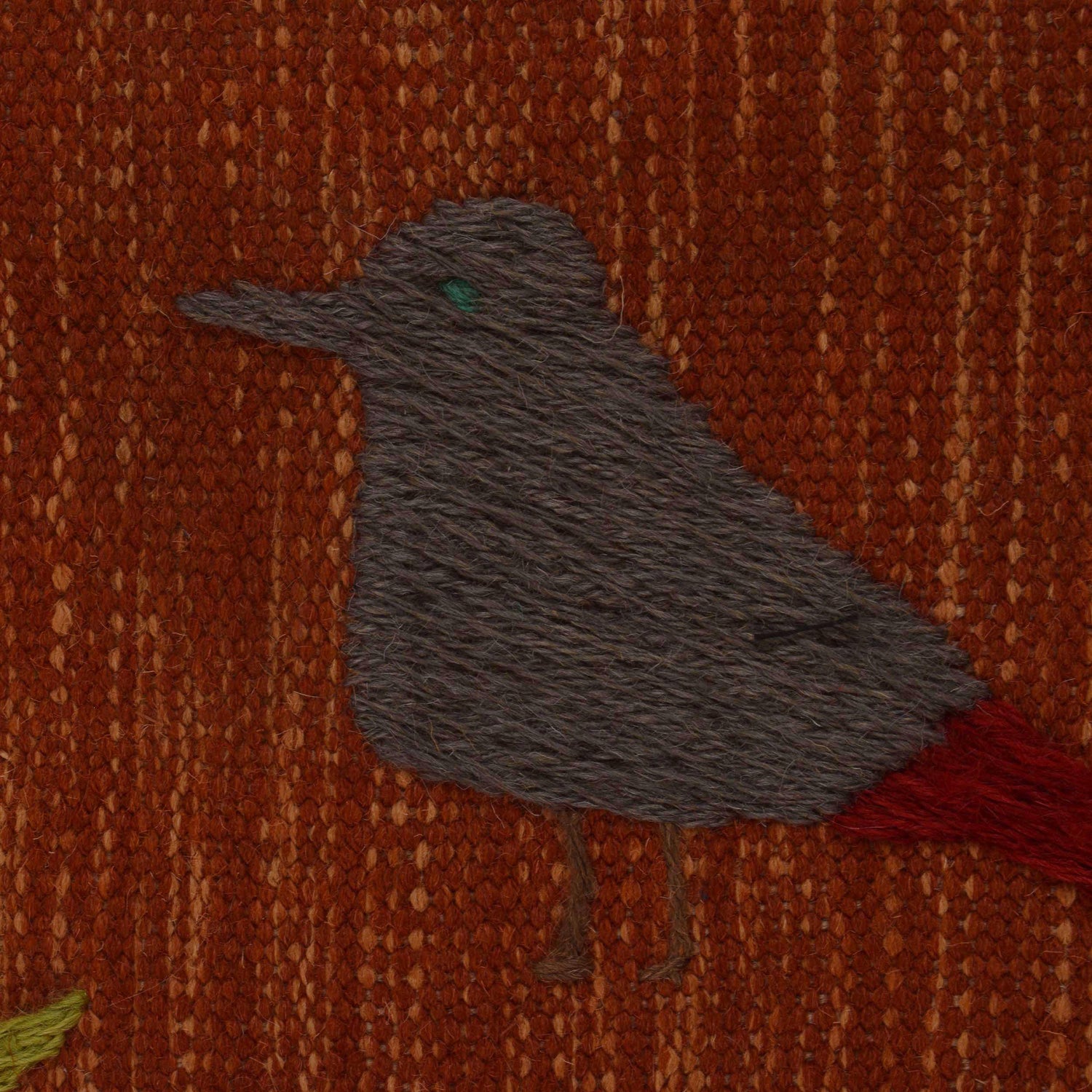 Pakistani Embroidery Kelim 2' 7" x 4' 1" (ft) - No. P35160