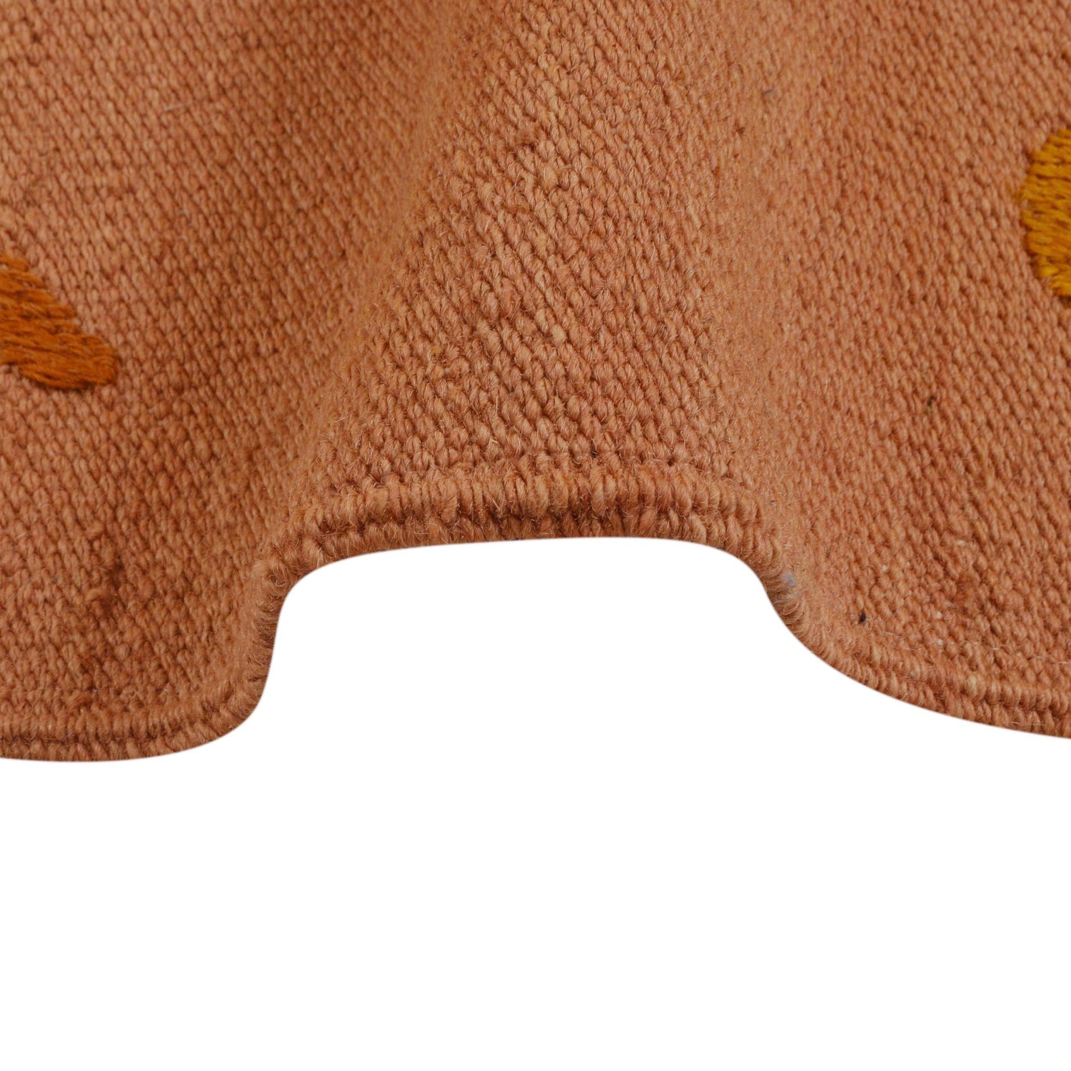 Pink Color Embroidery Flatweave Kilim 2' 9" x 5' 11" (ft)- No. P35163