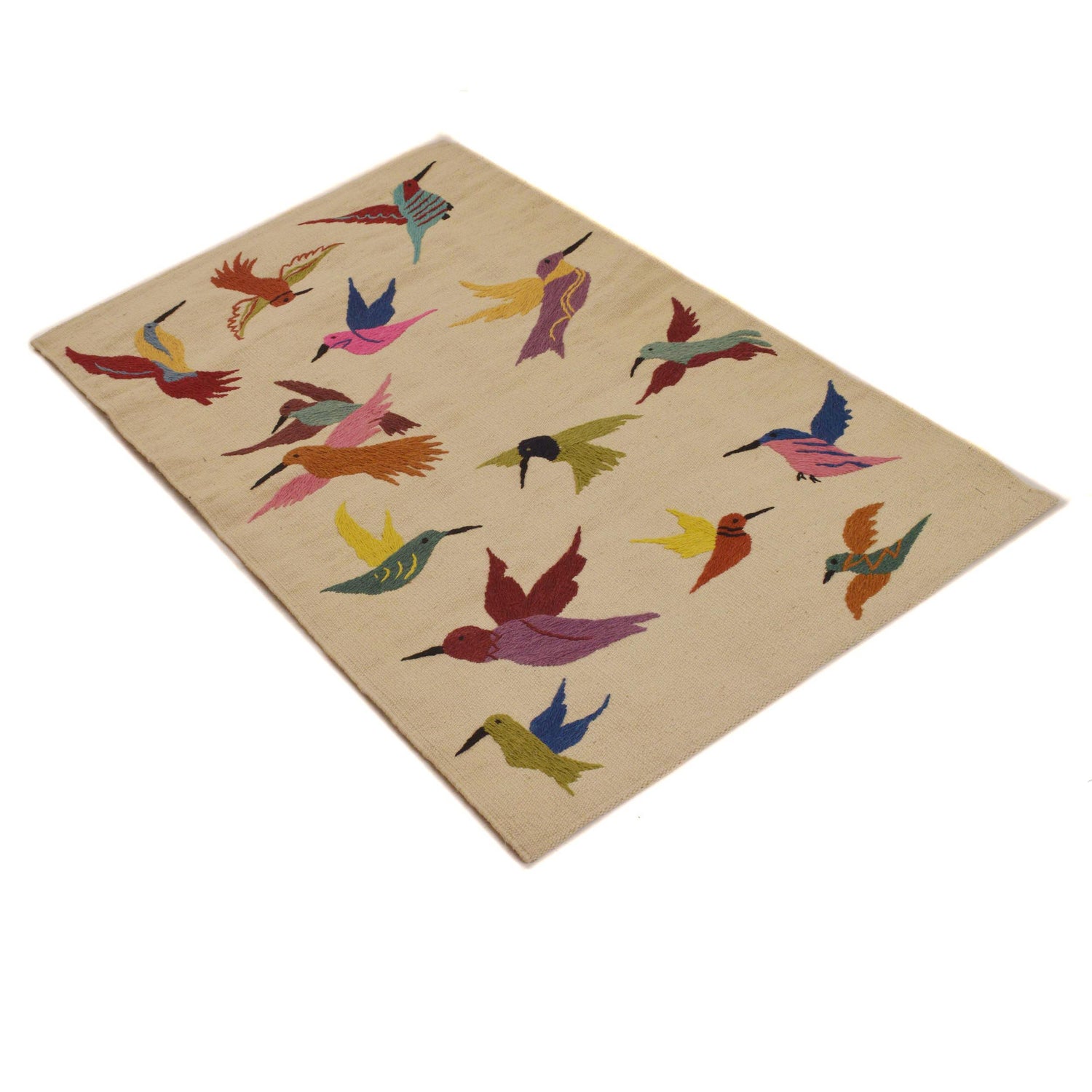 Pakistani Embroidery Kelim 2' 5" x 4' 0" (ft) - No. P35164