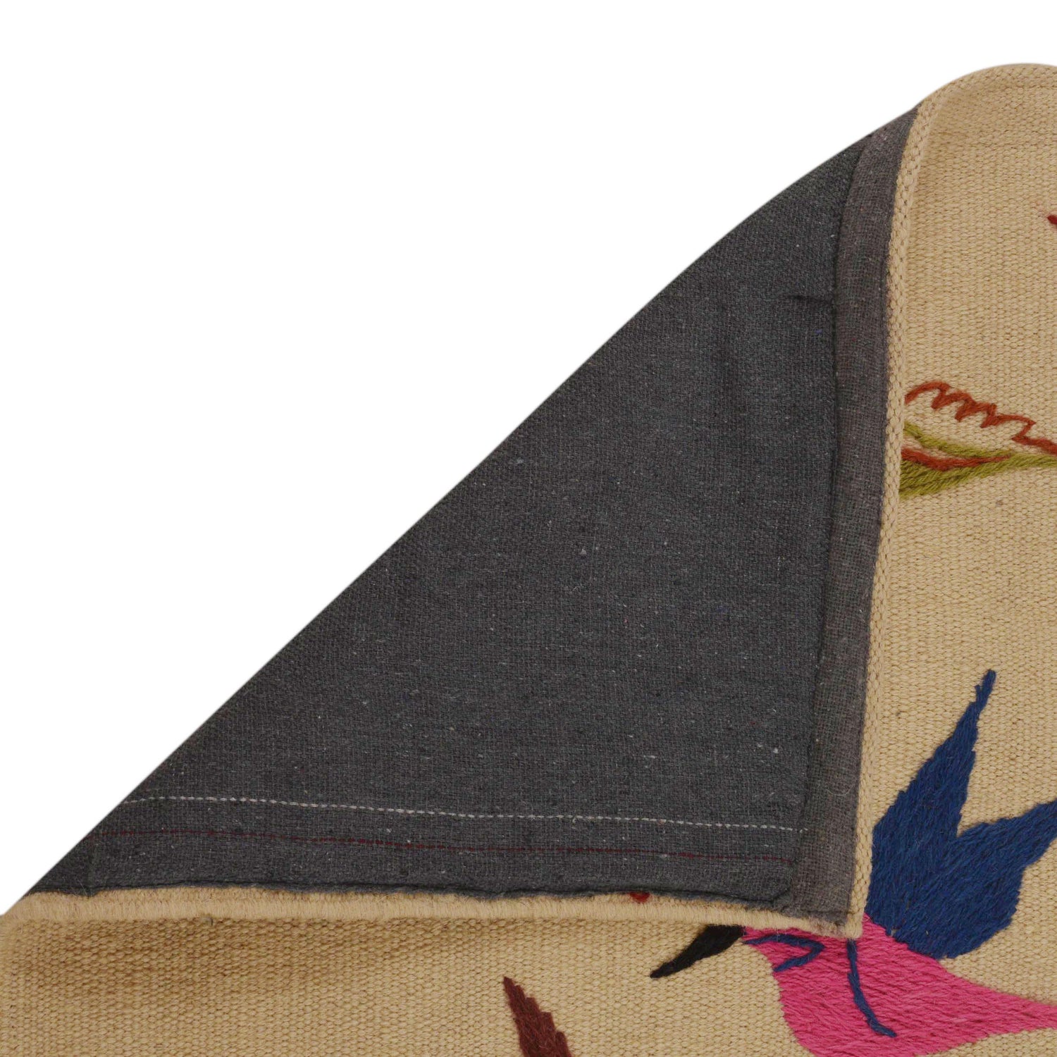 Pakistani Embroidery Kelim 2' 5" x 4' 0" (ft) - No. P35164