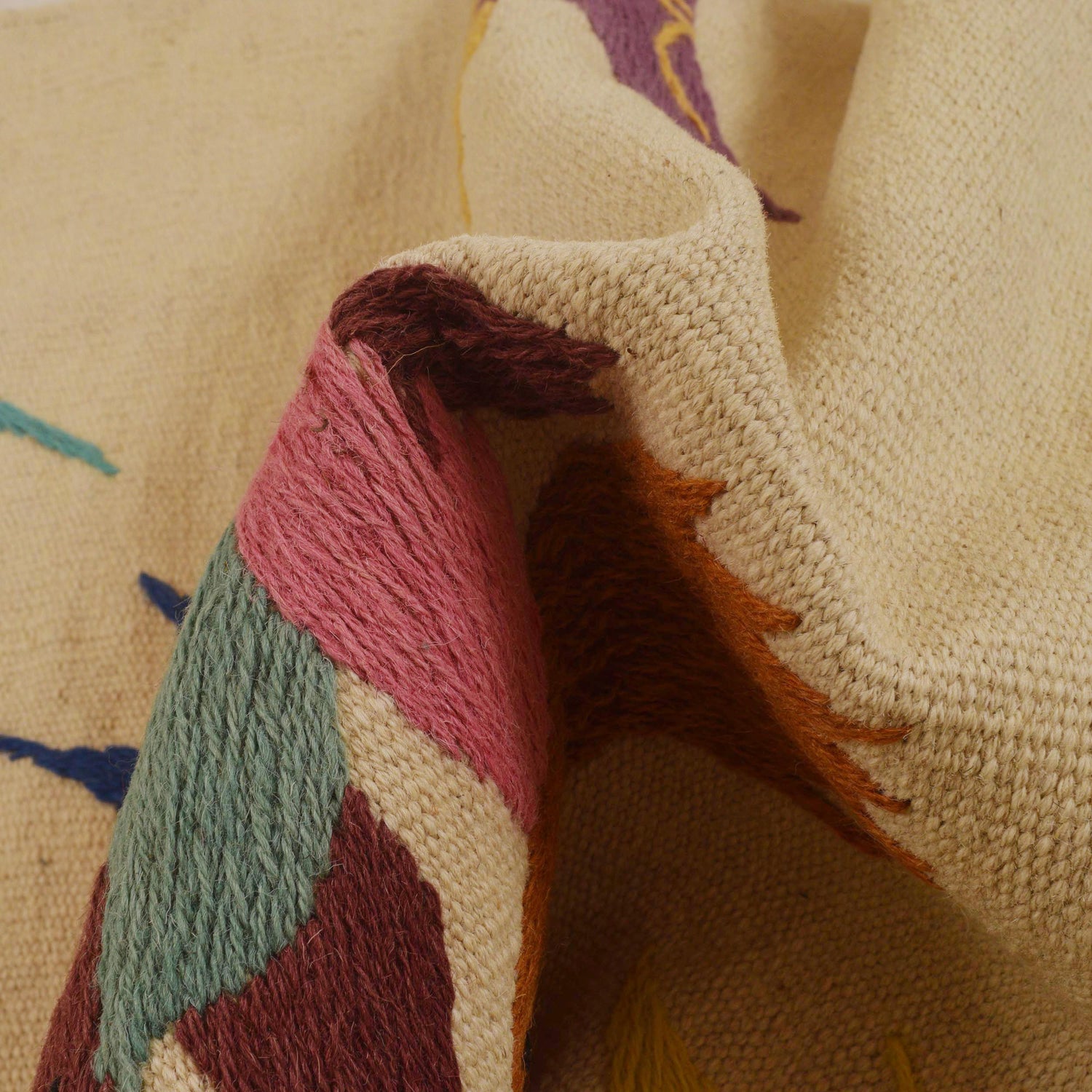 Pakistani Embroidery Kelim 2' 5" x 4' 0" (ft) - No. P35164