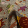 Pakistani Embroidery Kelim 5' 5" x 7' 10" (ft) - No. P35167
