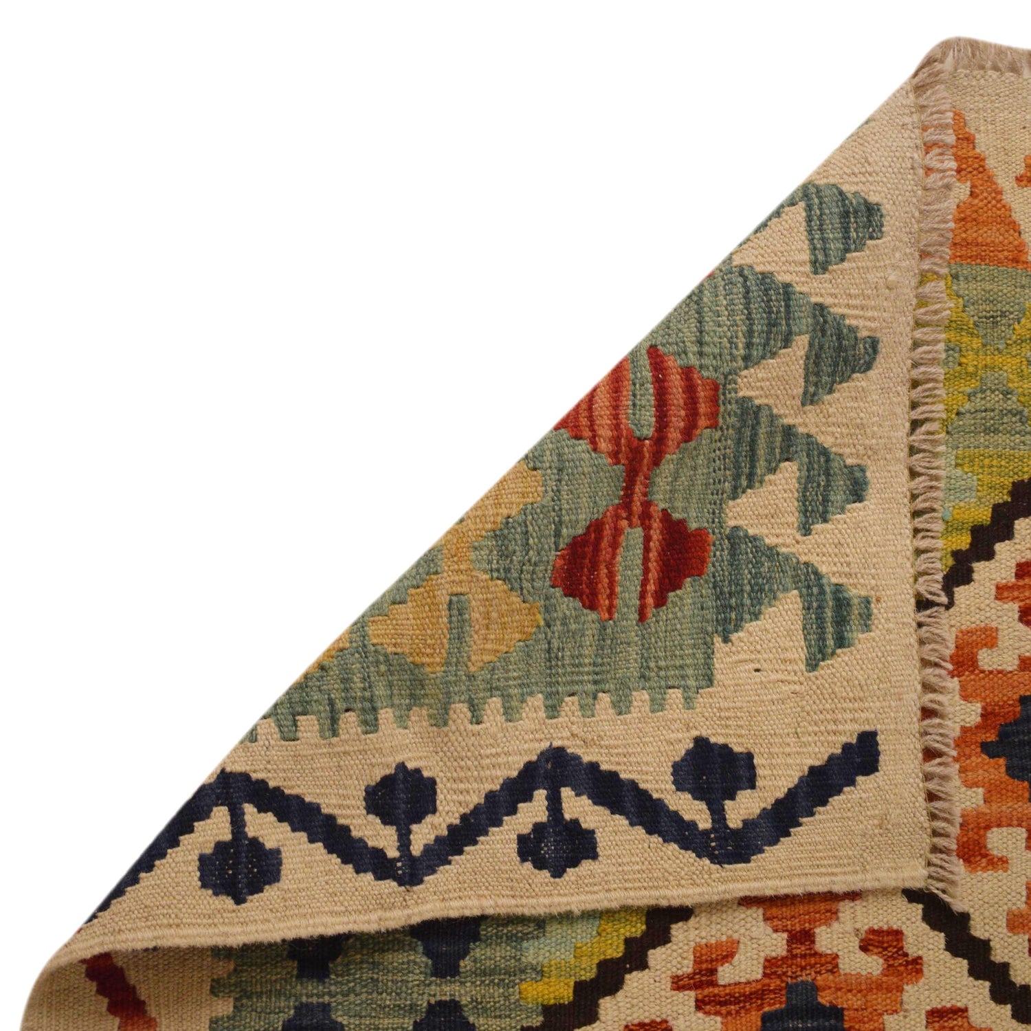 Handmade Vegetable Kelim 5' 7" x 7' 11" (ft) - No. P35224