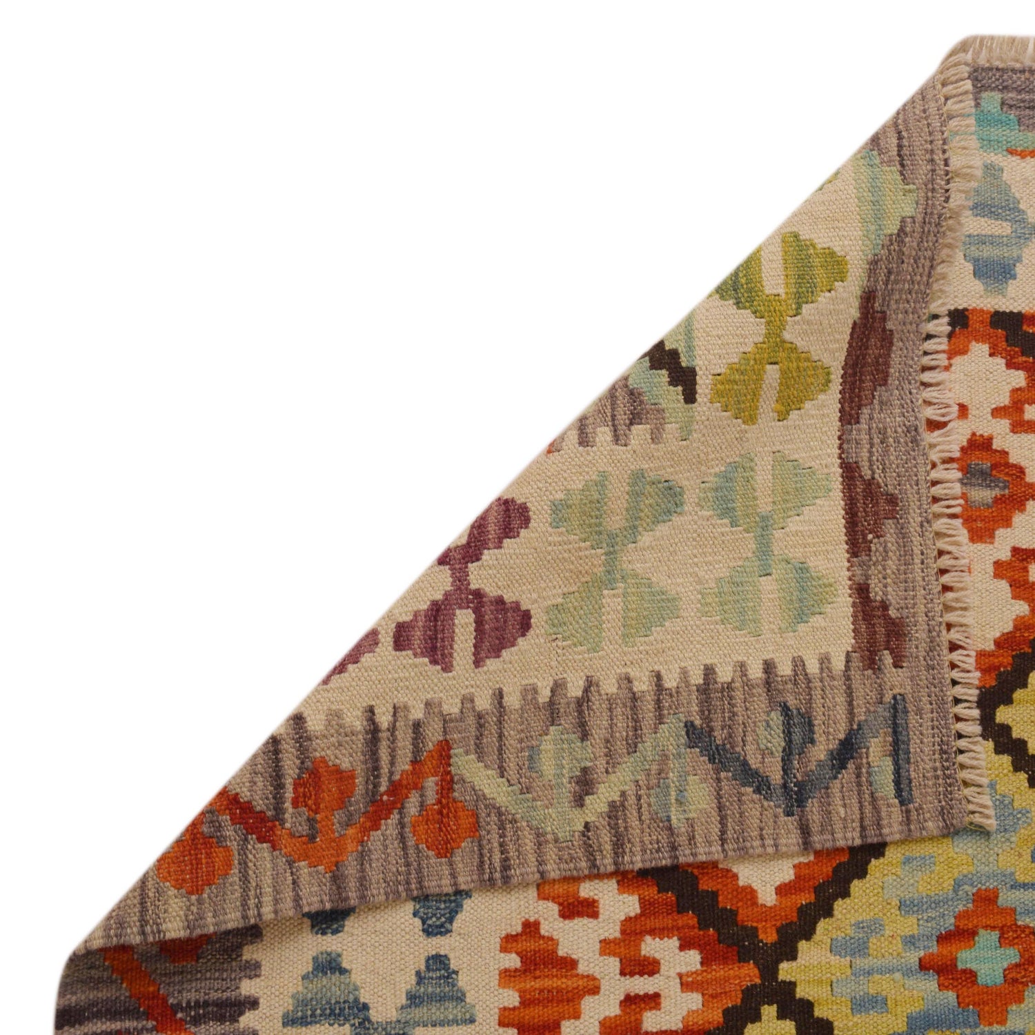 Handmade Vegetable Kilim 5' 6" x 8' 1" (ft) - No. P35225