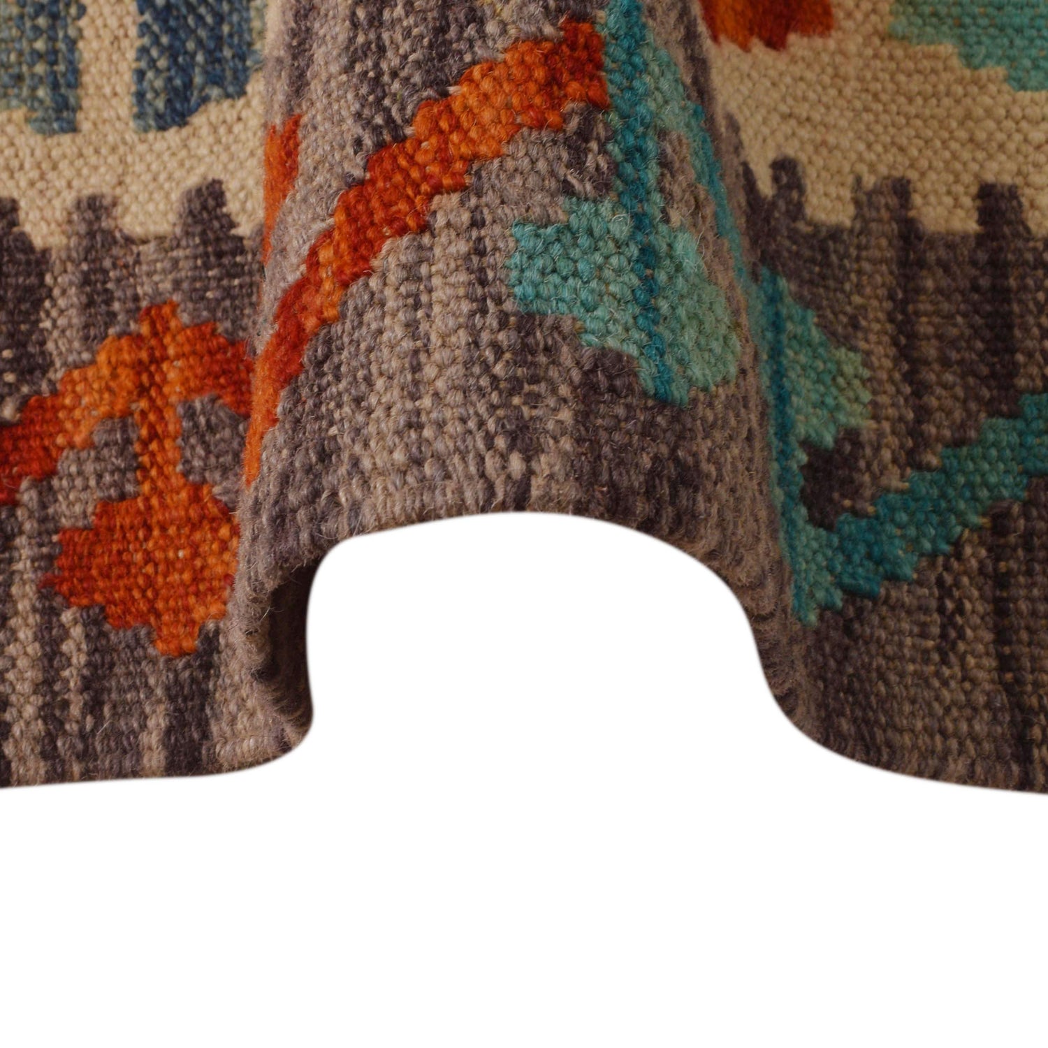 Handmade Vegetable Kilim 5' 6" x 8' 1" (ft) - No. P35225