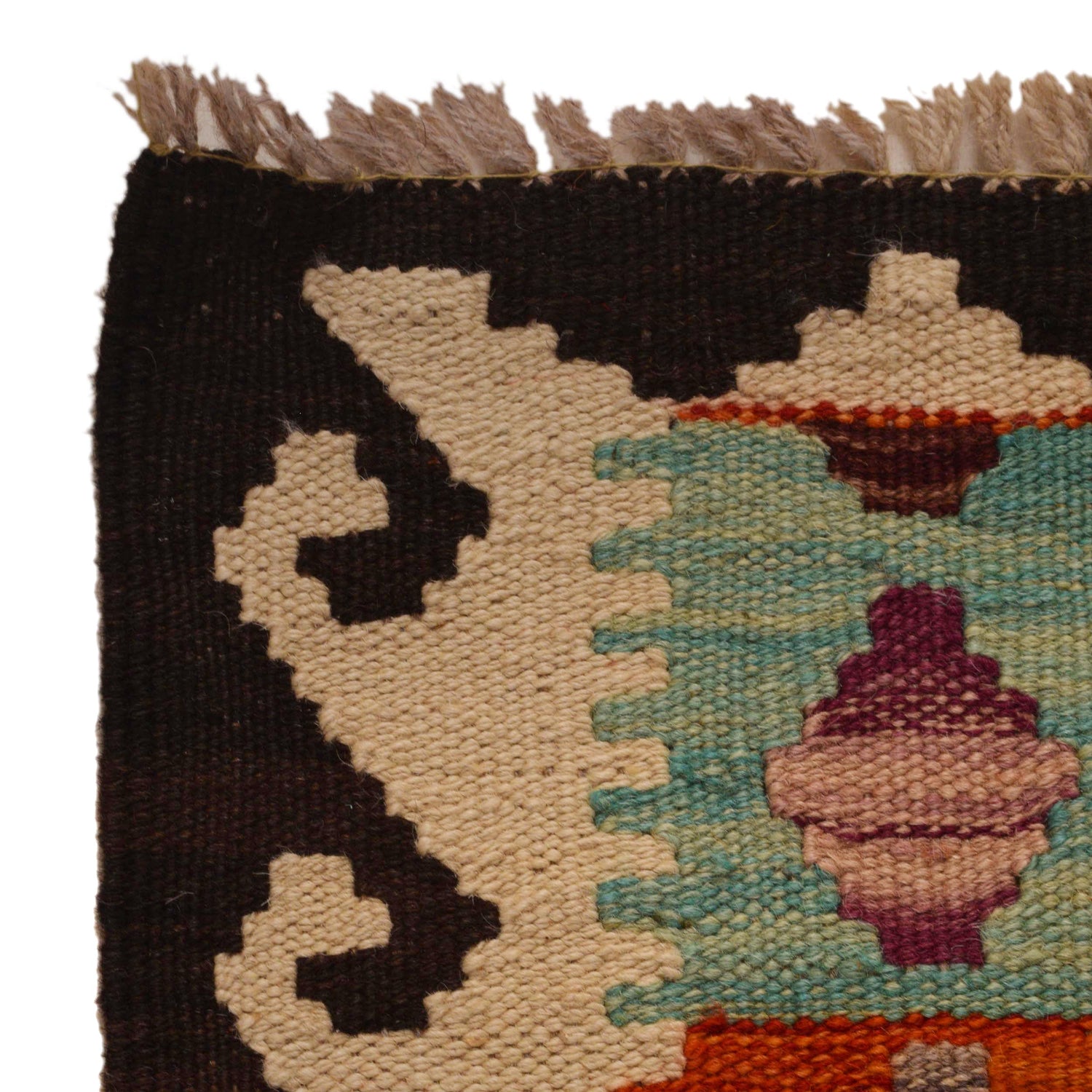 Handmade Vegetable Kilim 4' 11" x 6' 7" (ft) - No. P35226