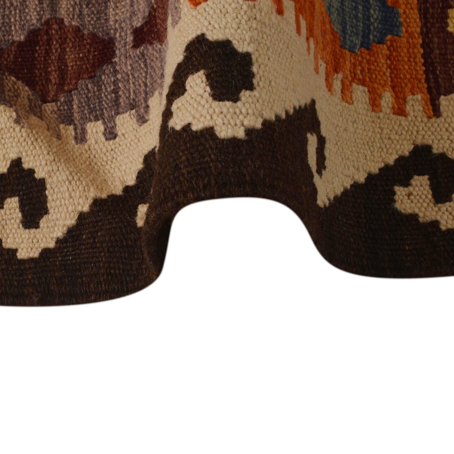 Handmade Vegetable Kilim 4' 11" x 6' 7" (ft) - No. P35226