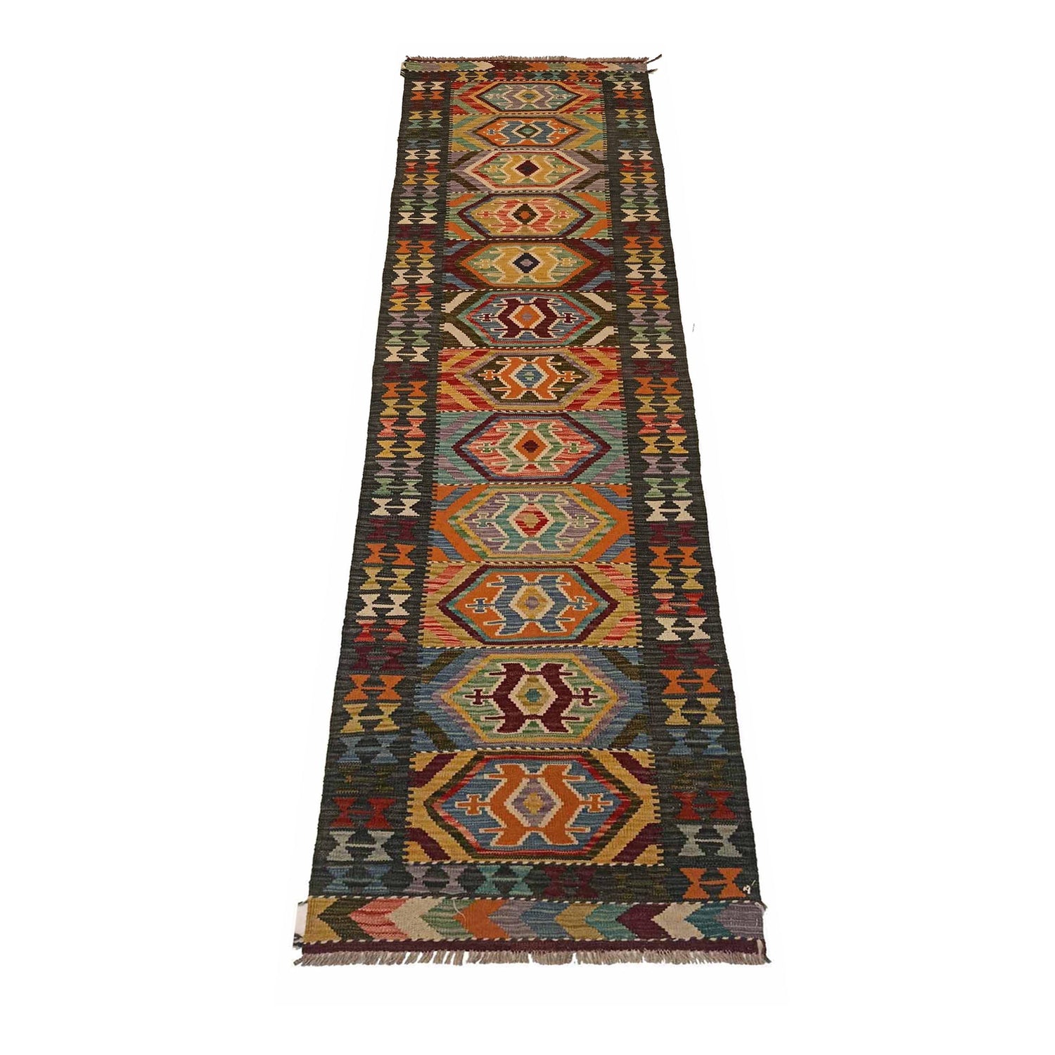 Vegetable Kelim Runner 2' 6" x 10' 0" (ft) - No. P35228
