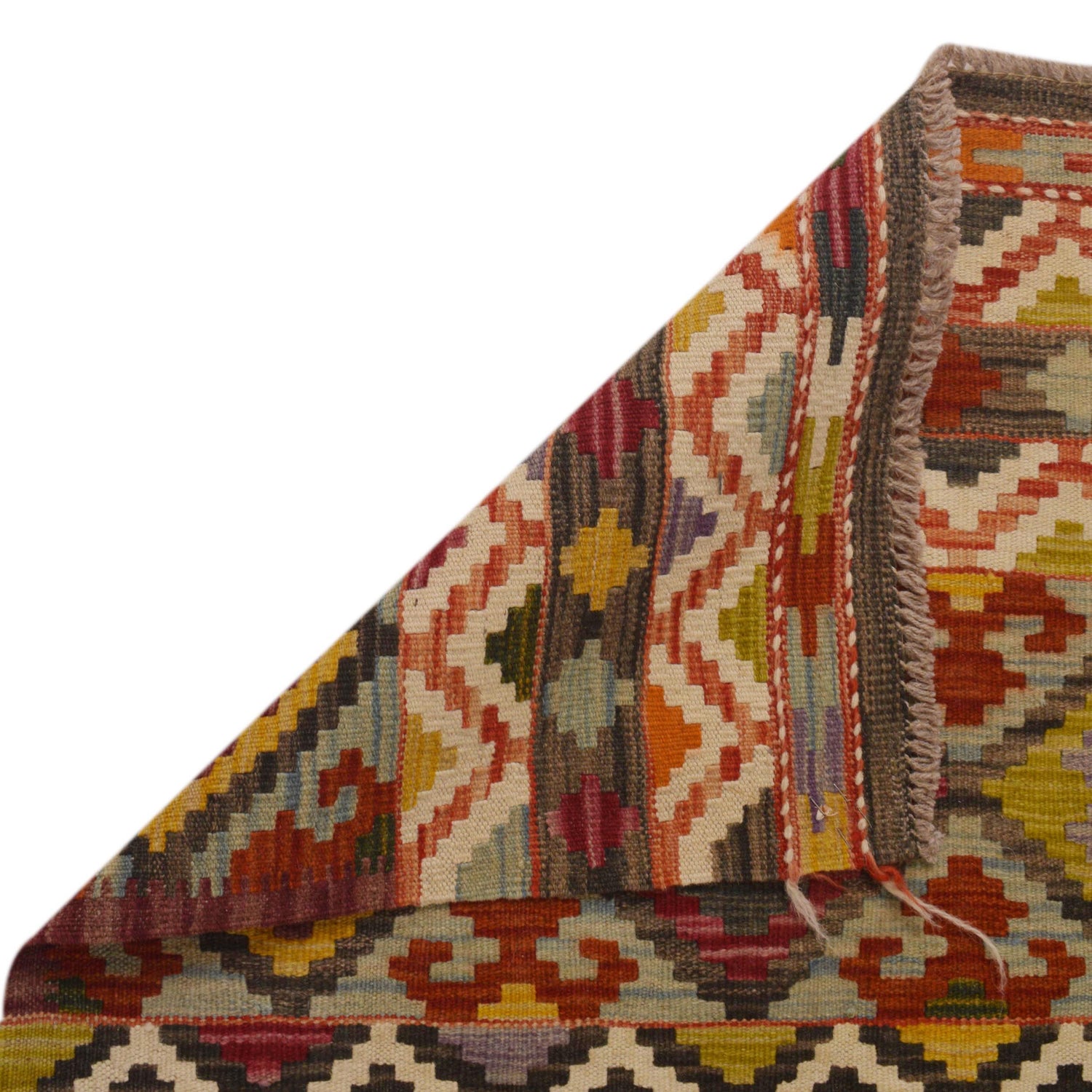 Handmade Vegetable Kelim 4' 11" x 6' 9" (ft) - No. P35229