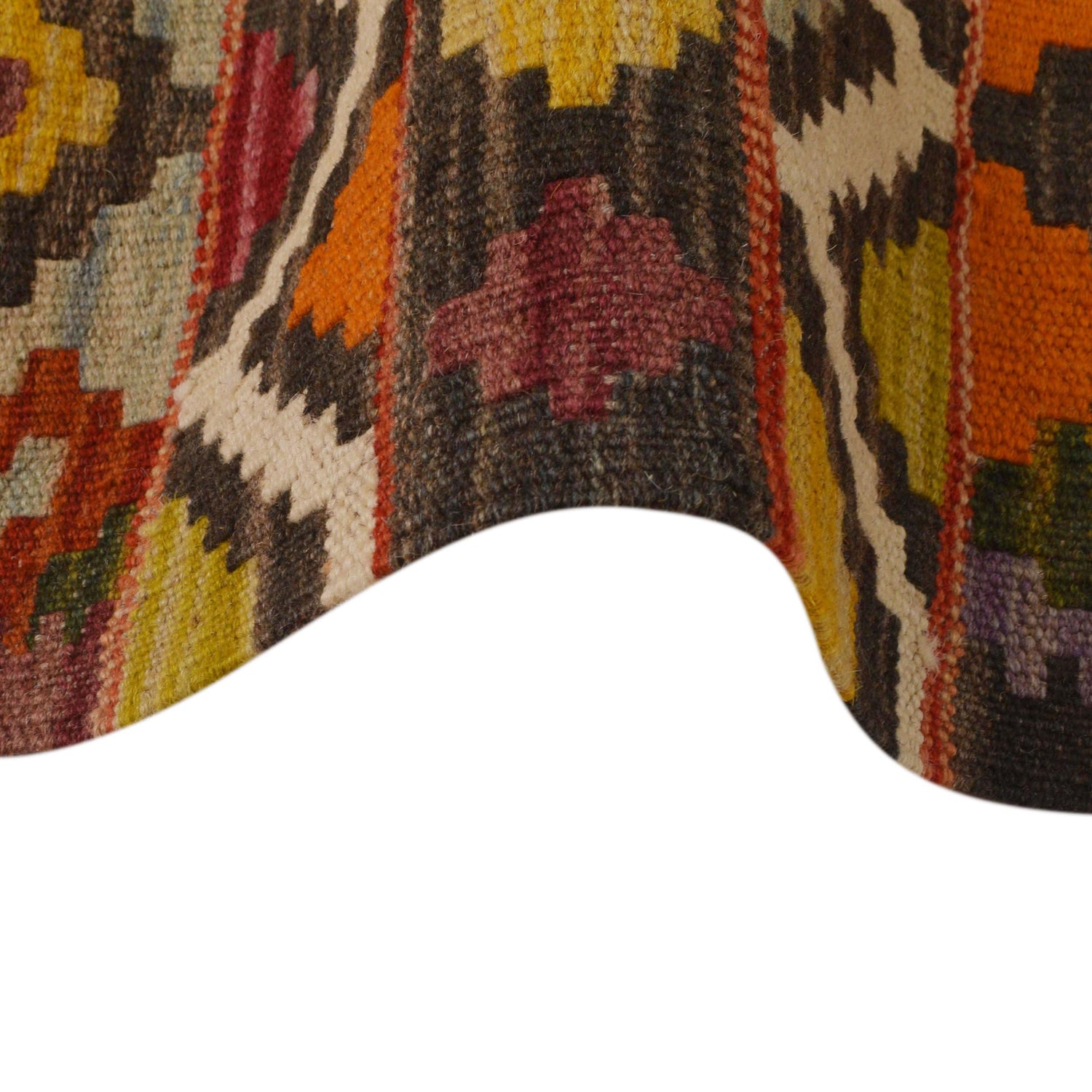 Handmade Vegetable Kelim 4' 11" x 6' 9" (ft) - No. P35229