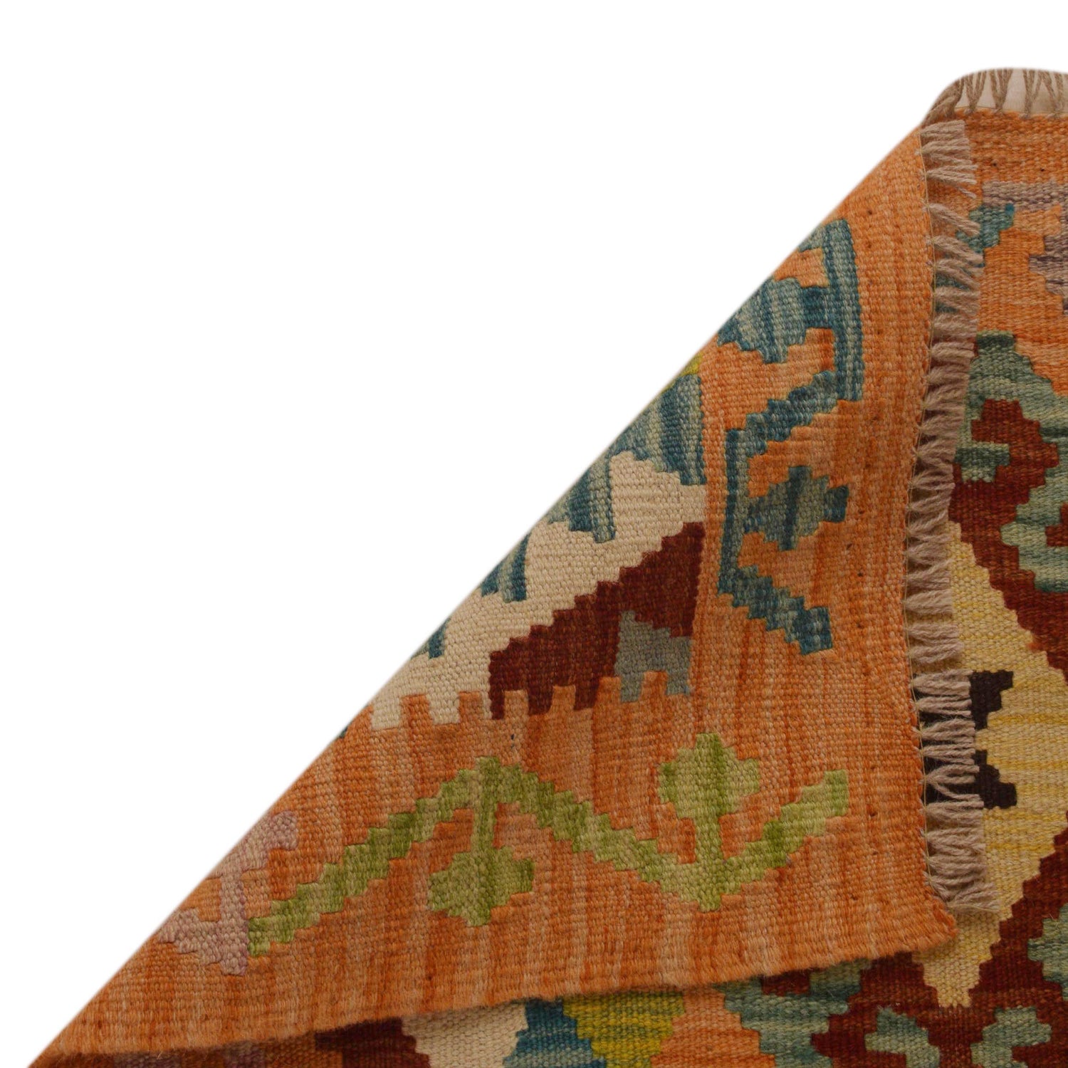 Handmade Vegetable Kilim 2' 7" x 4' 1" (ft) - No. P35300