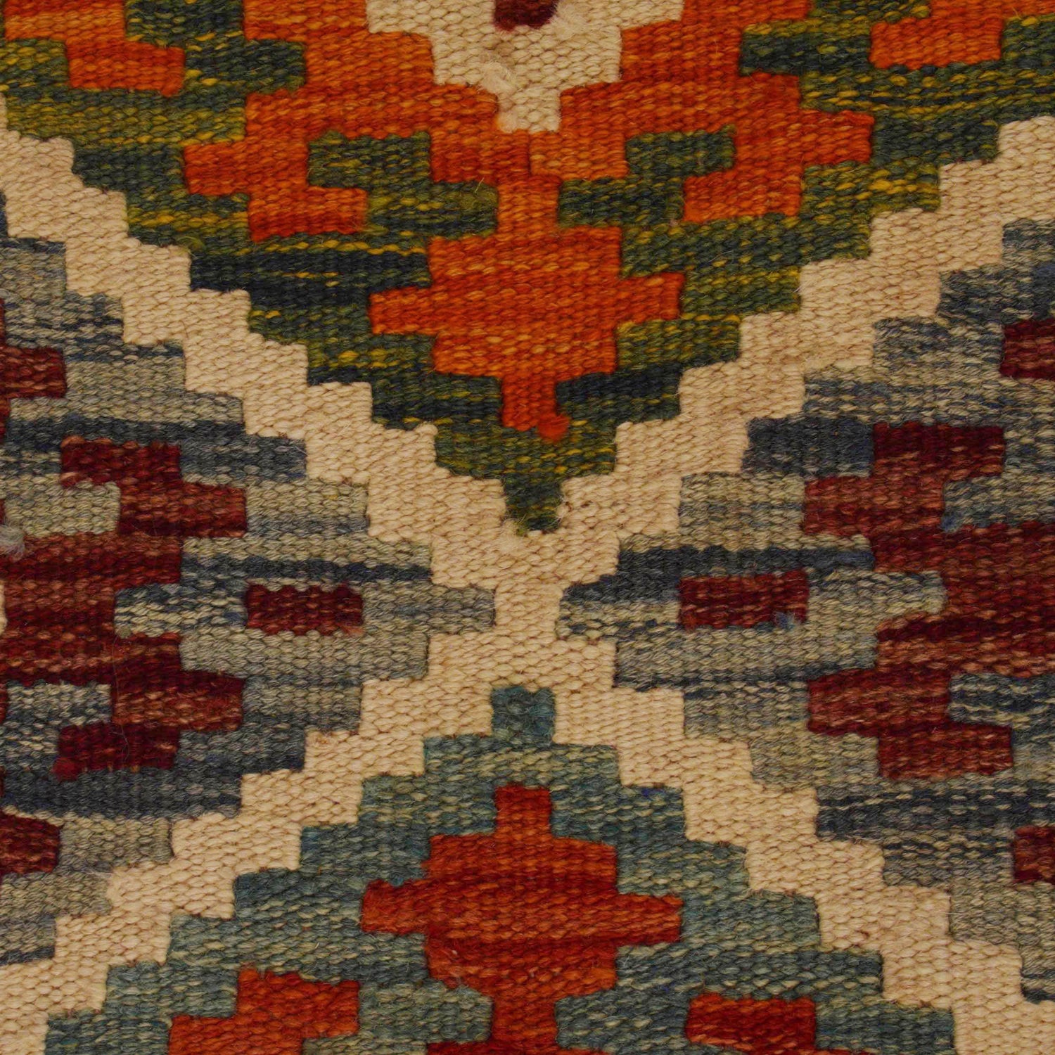 Handmade Vegetable Kilim 3' 4"  x 4' 9" (ft) - No. P35310