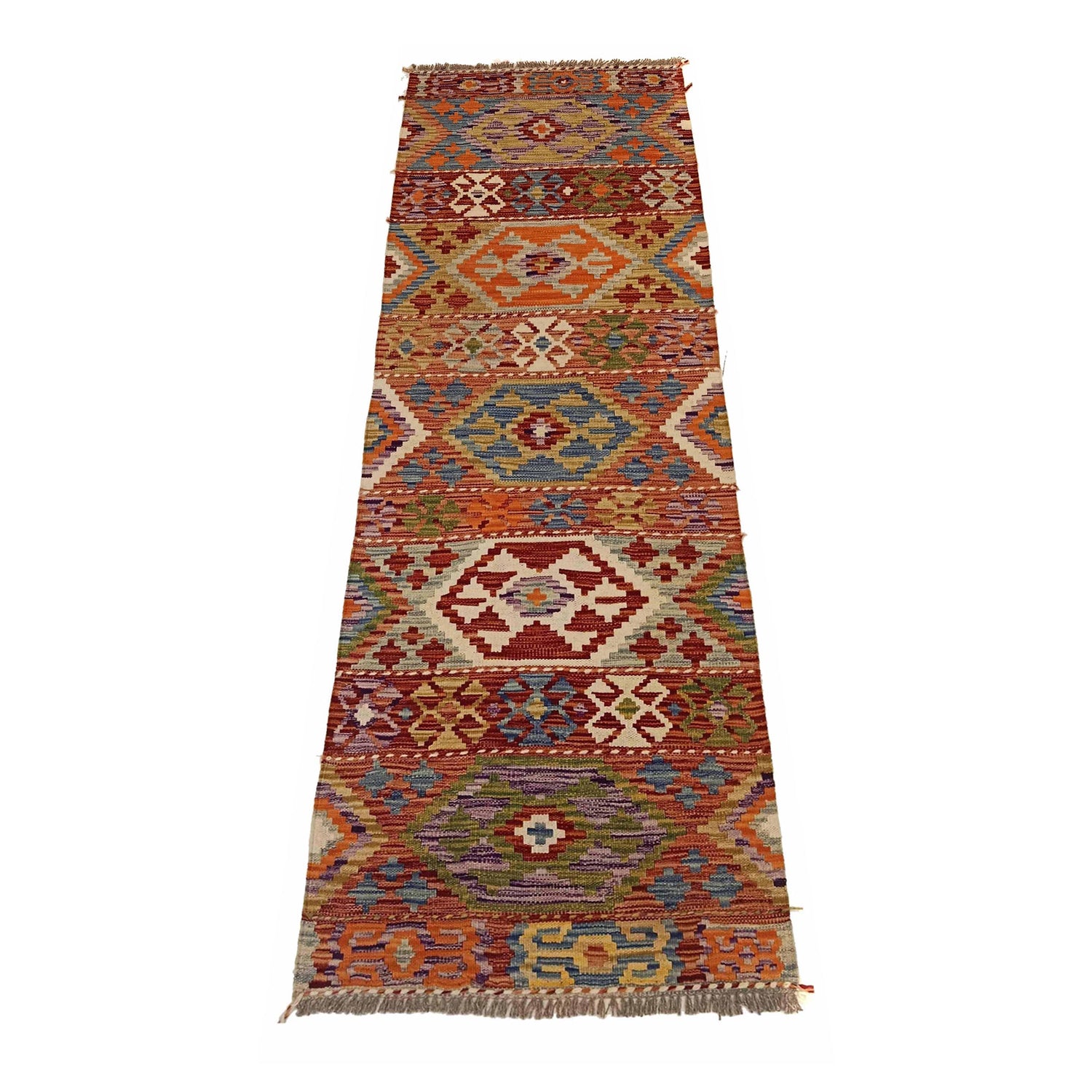 Vegetable Kilim Runner 2' 3" x 6' 9" (ft)- No. P35312