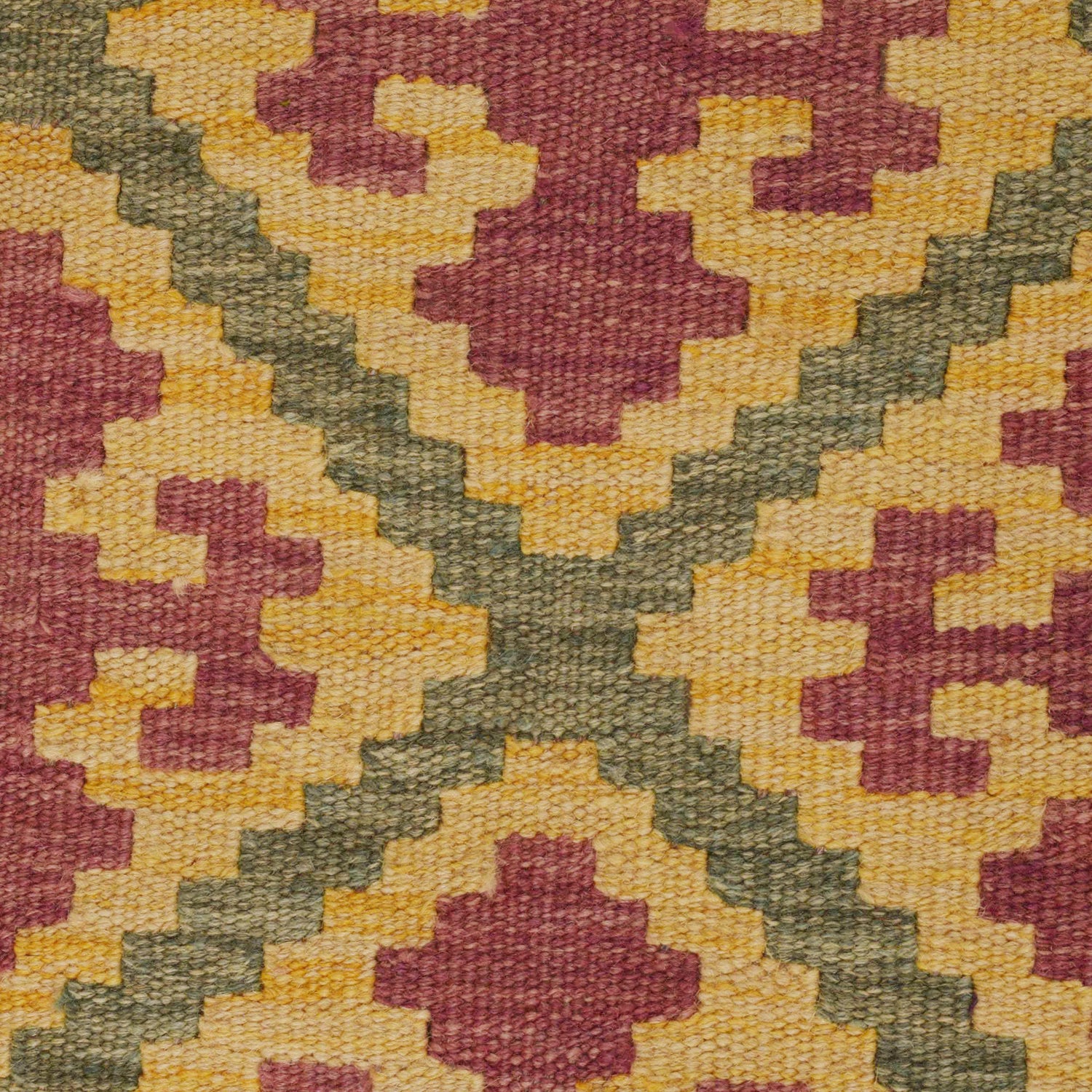 Handmade Vegetable Kelim 3' 4"  x 4' 9" (ft) - No. P35314