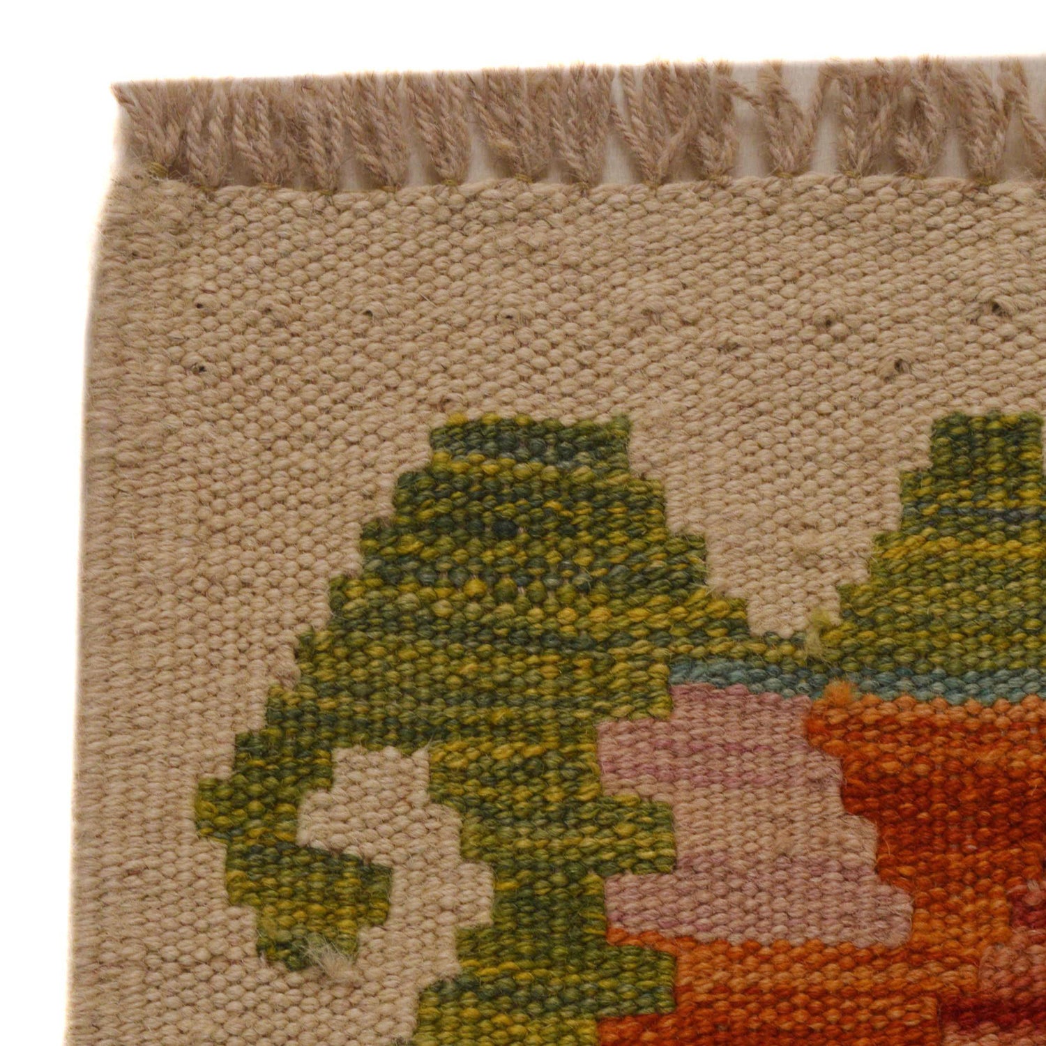 Handmade Vegetable Kilim 3' 5"  x 5' 3" (ft) - No. P35315
