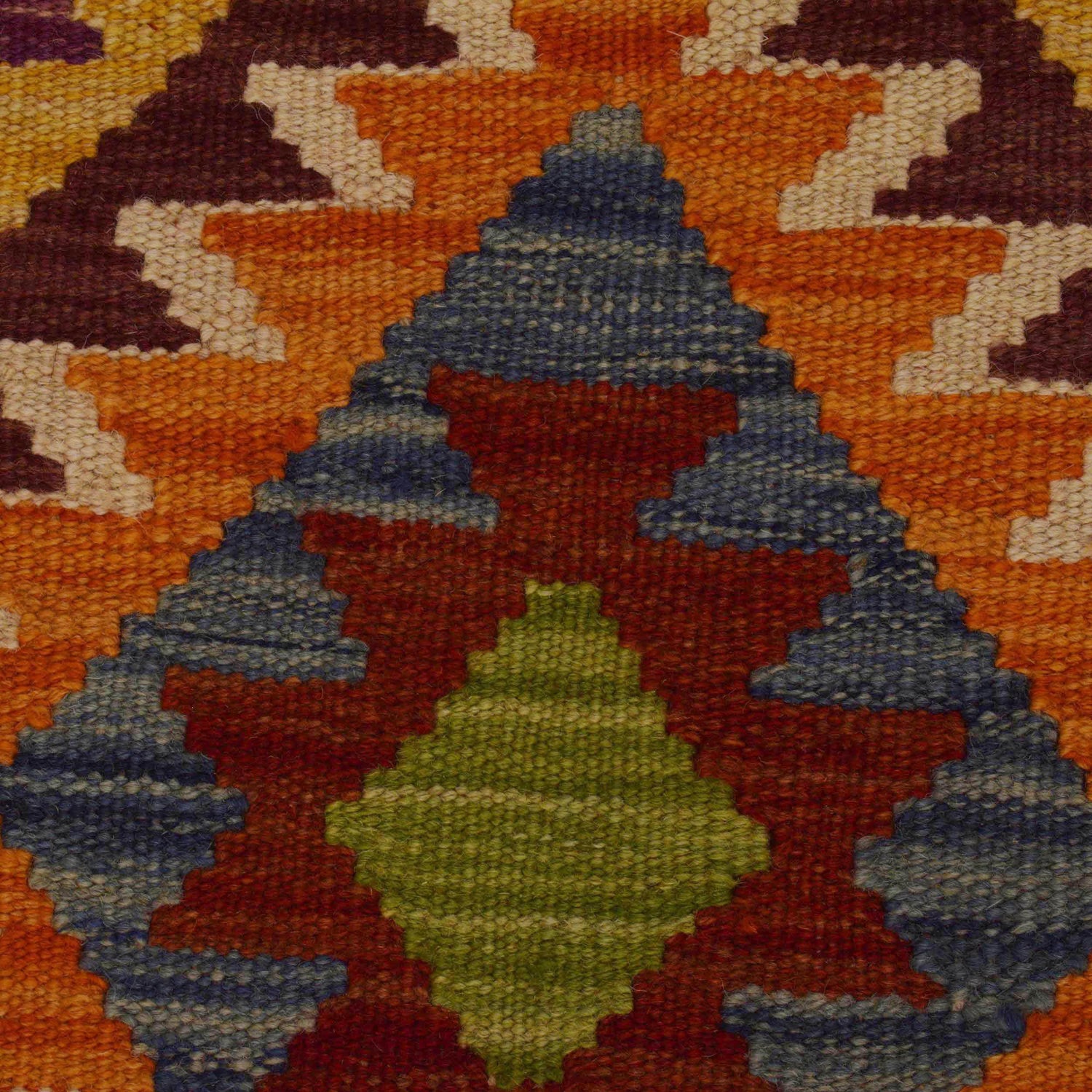 Handmade Vegetable Kelim 3' 3"  x 5' 1" (ft) - No. P35317