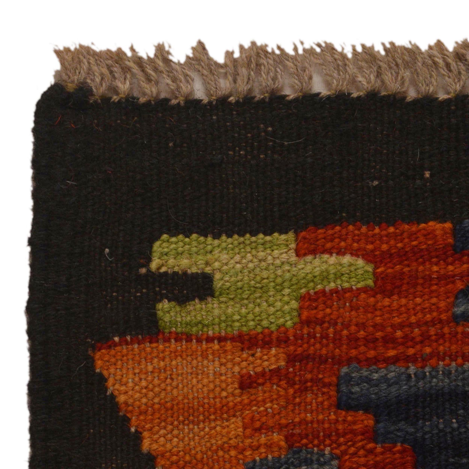 Handmade Vegetable Kelim 3' 2" x 4' 10" (ft) - No. P35327