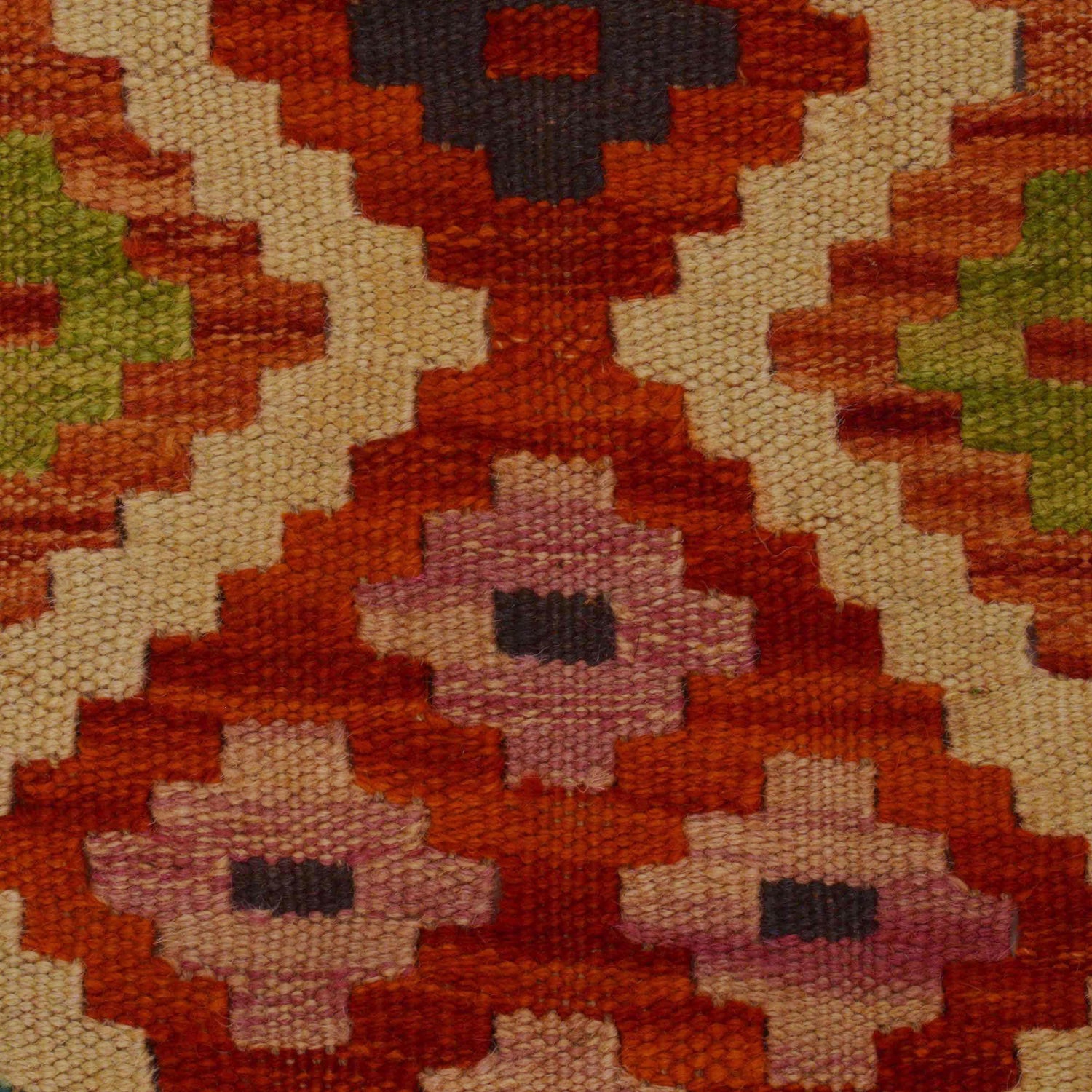 Handmade Vegetable Kelim 3' 2" x 4' 10" (ft) - No. P35327