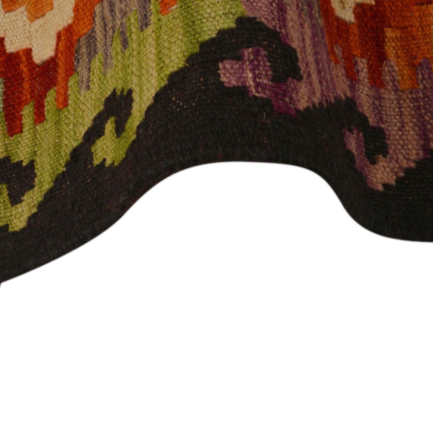 Handmade Vegetable Kelim 3' 2" x 4' 10" (ft) - No. P35327