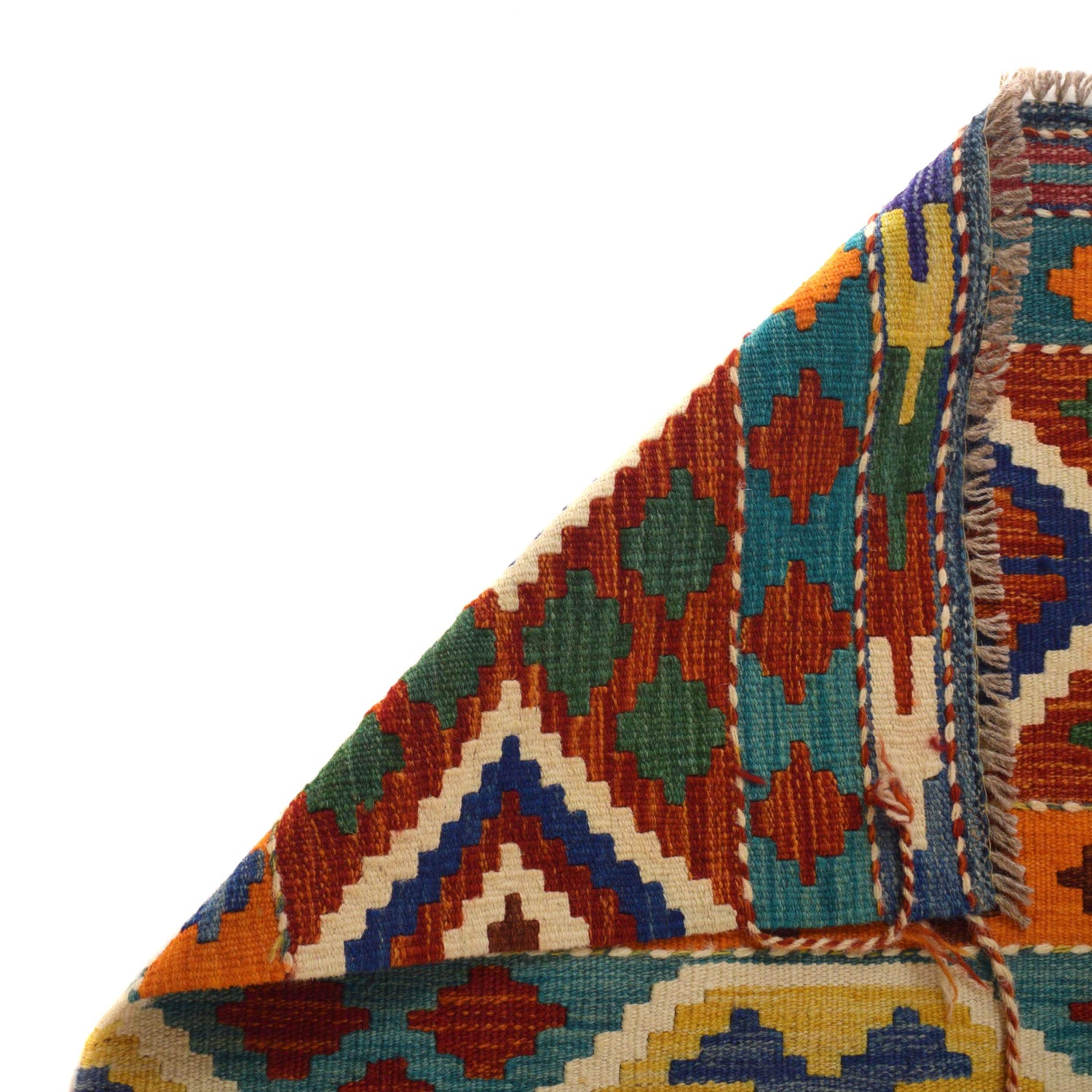 Handmade Vegetable Kilim 5' 1 x 6' 9 (ft) - No. P35332