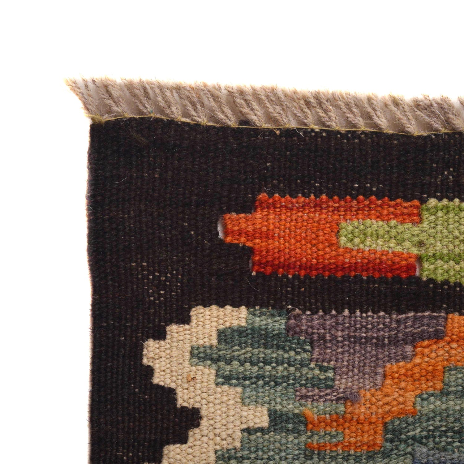 Handmade Vegetable Kelim 5' 0 x 6' 8 (ft) - No. P35333