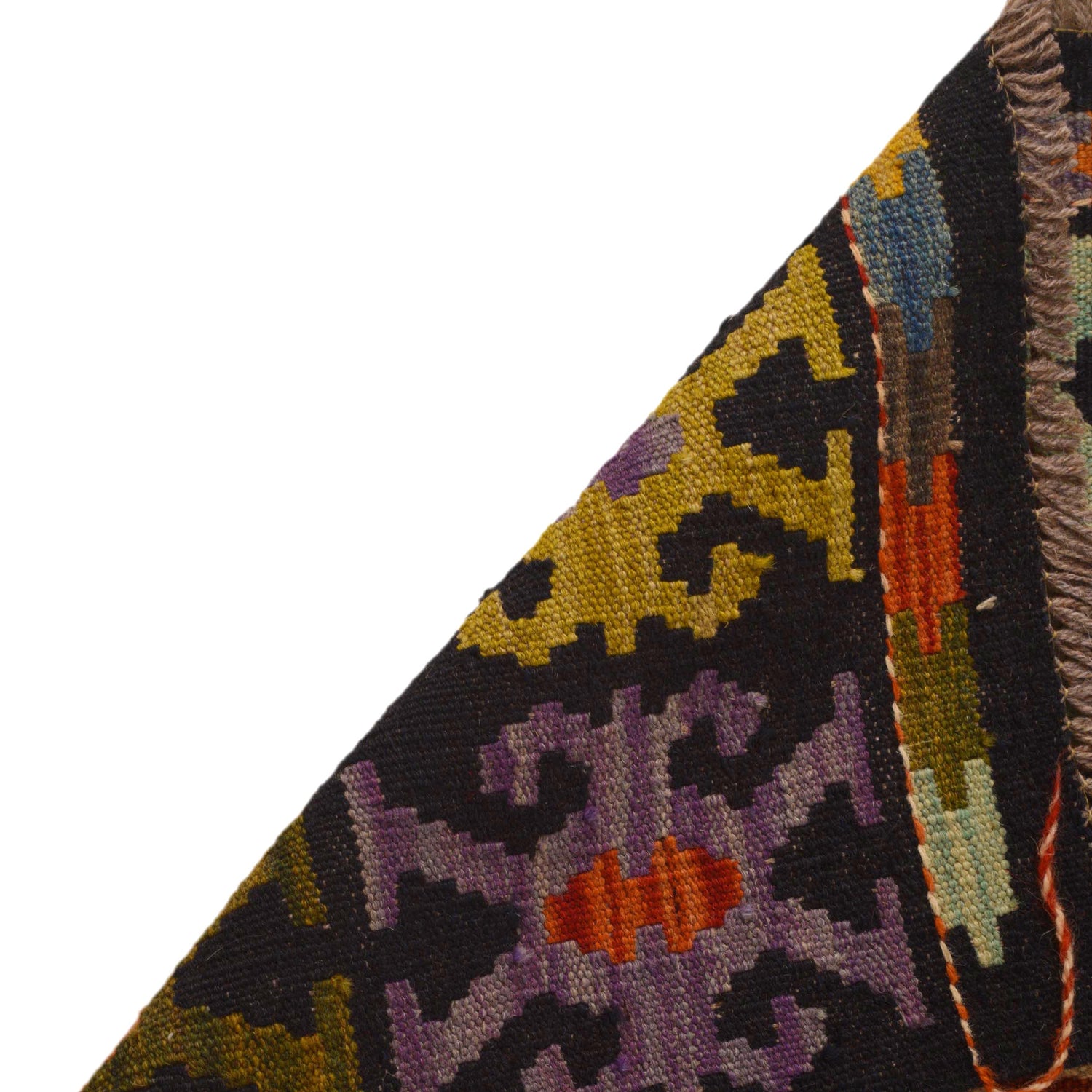 Handmade Vegetable Kilim 5' 0" x 6' 7" (ft) - No. P35334