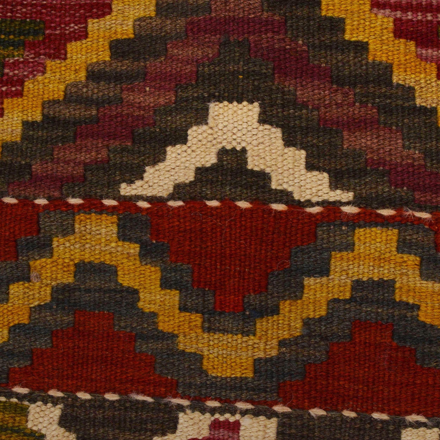 Handmade Vegetable Kilim 5' 0 x 6' 4 (ft) - No. P35337