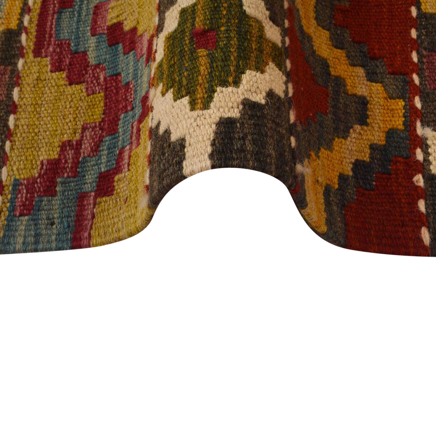 Handmade Vegetable Kilim 5' 0 x 6' 4 (ft) - No. P35337