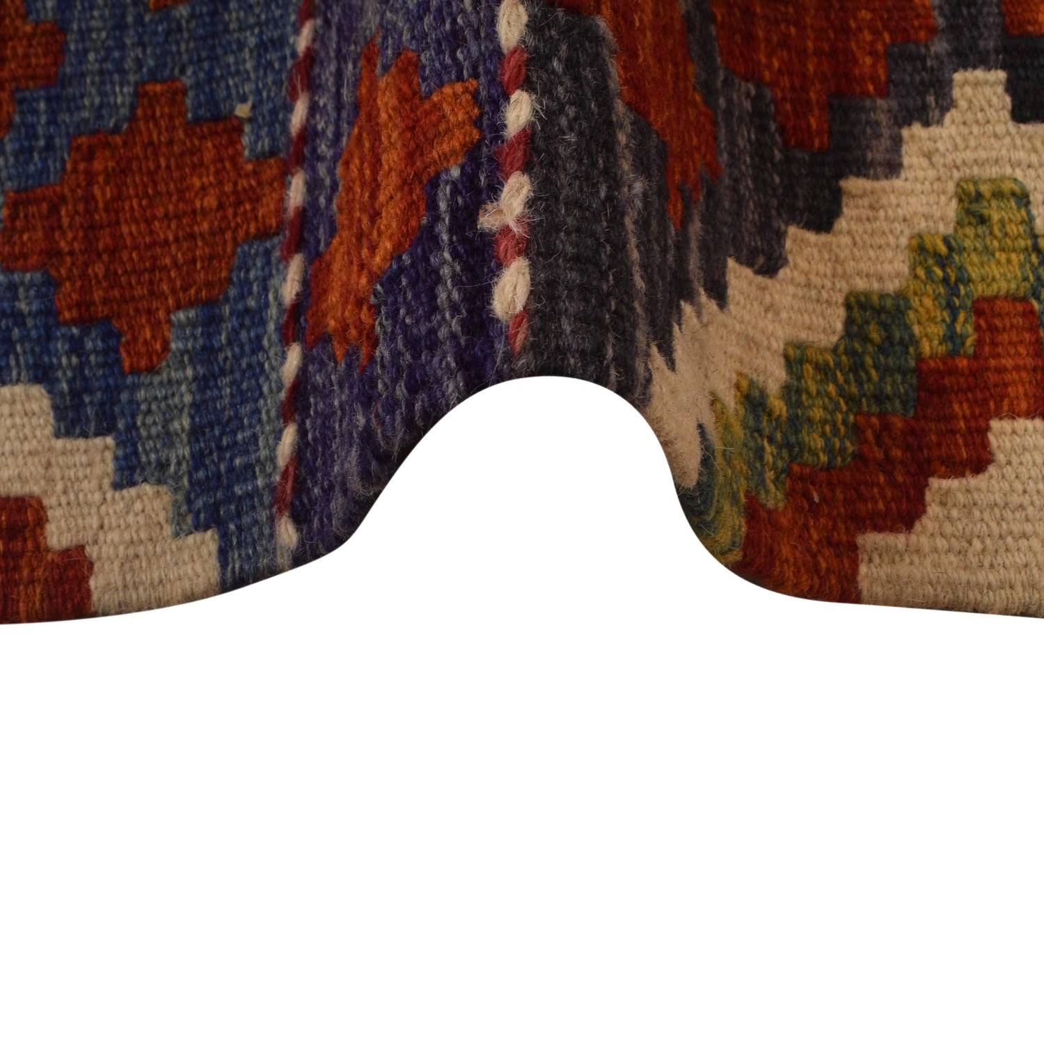 Handmade Vegetable Kilim 5' 1" x 6' 9" (ft) - No. P35340